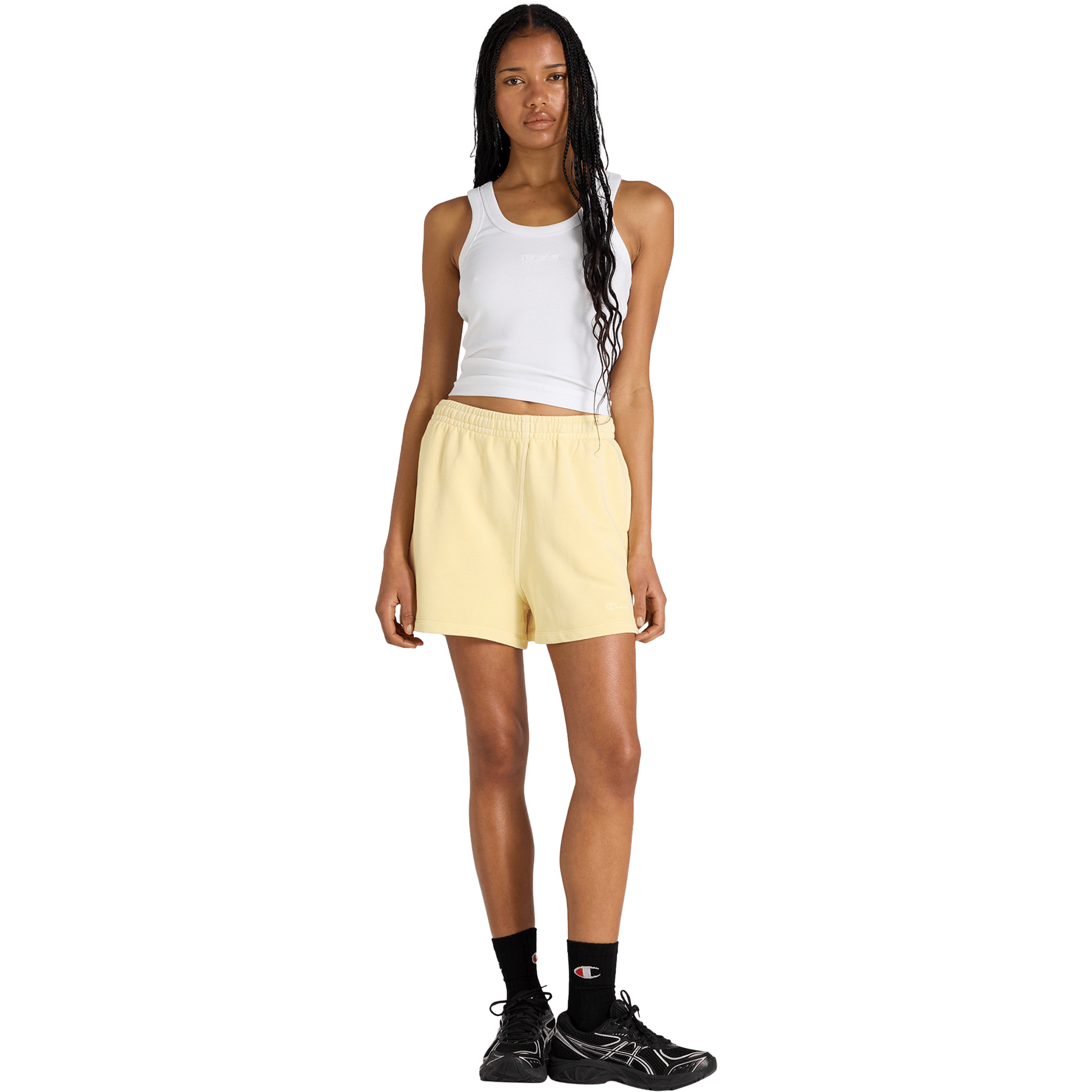 Womens Champion Rochester Vintage Wash (5") Shorts