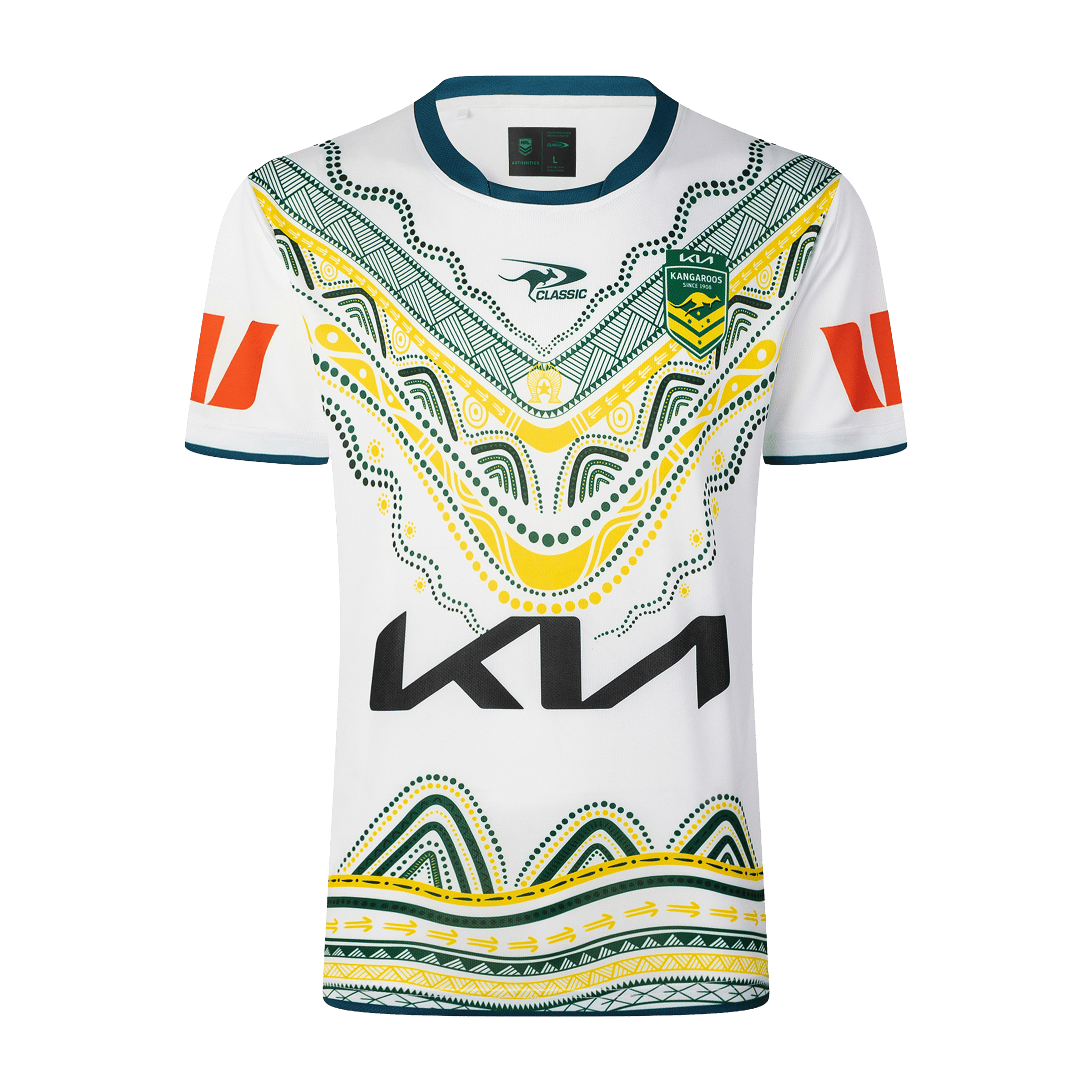 Mens Classic Sports RLWC 2026 Australian Kangaroos Indigenous Jersey