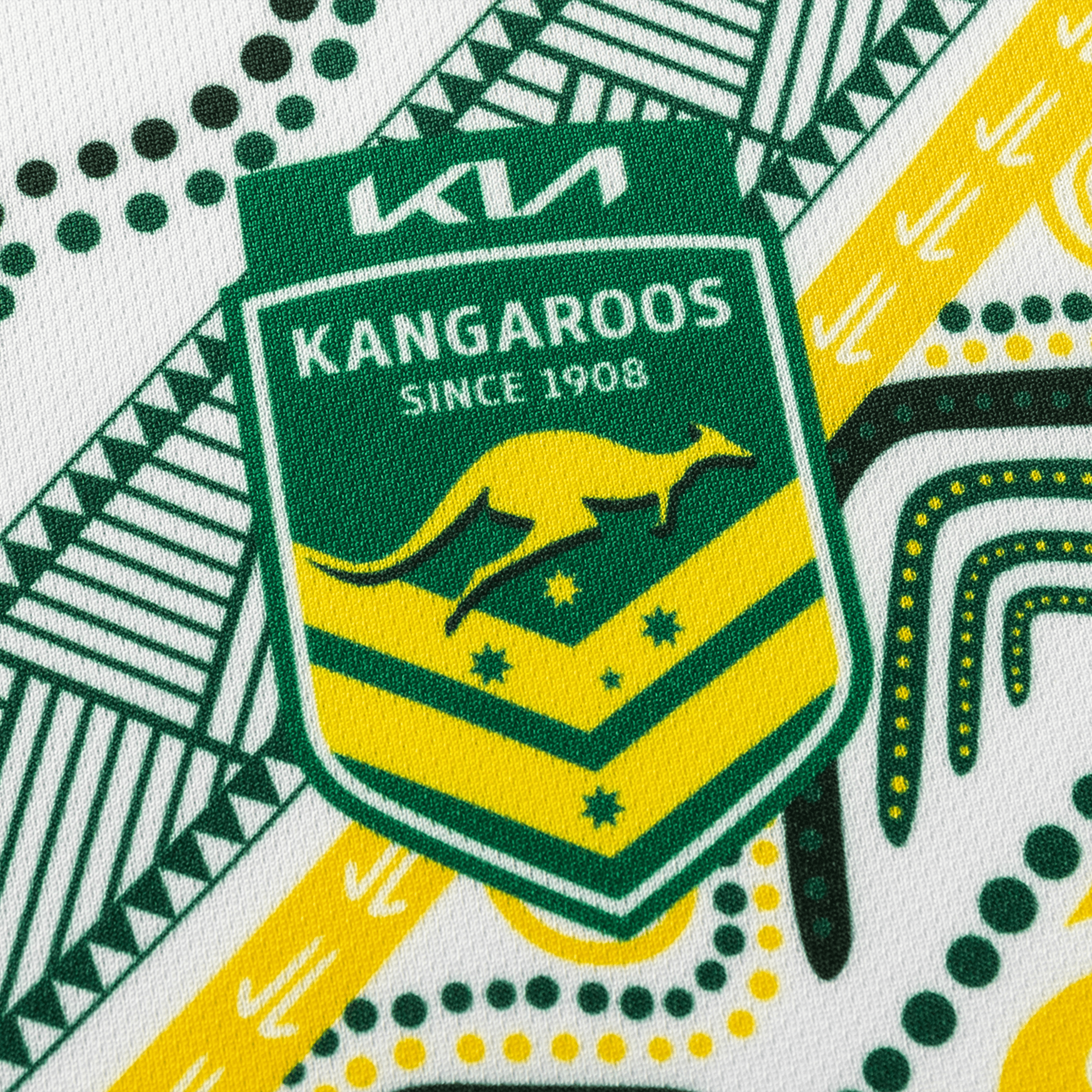 Mens Classic Sports RLWC 2026 Australian Kangaroos Indigenous Jersey