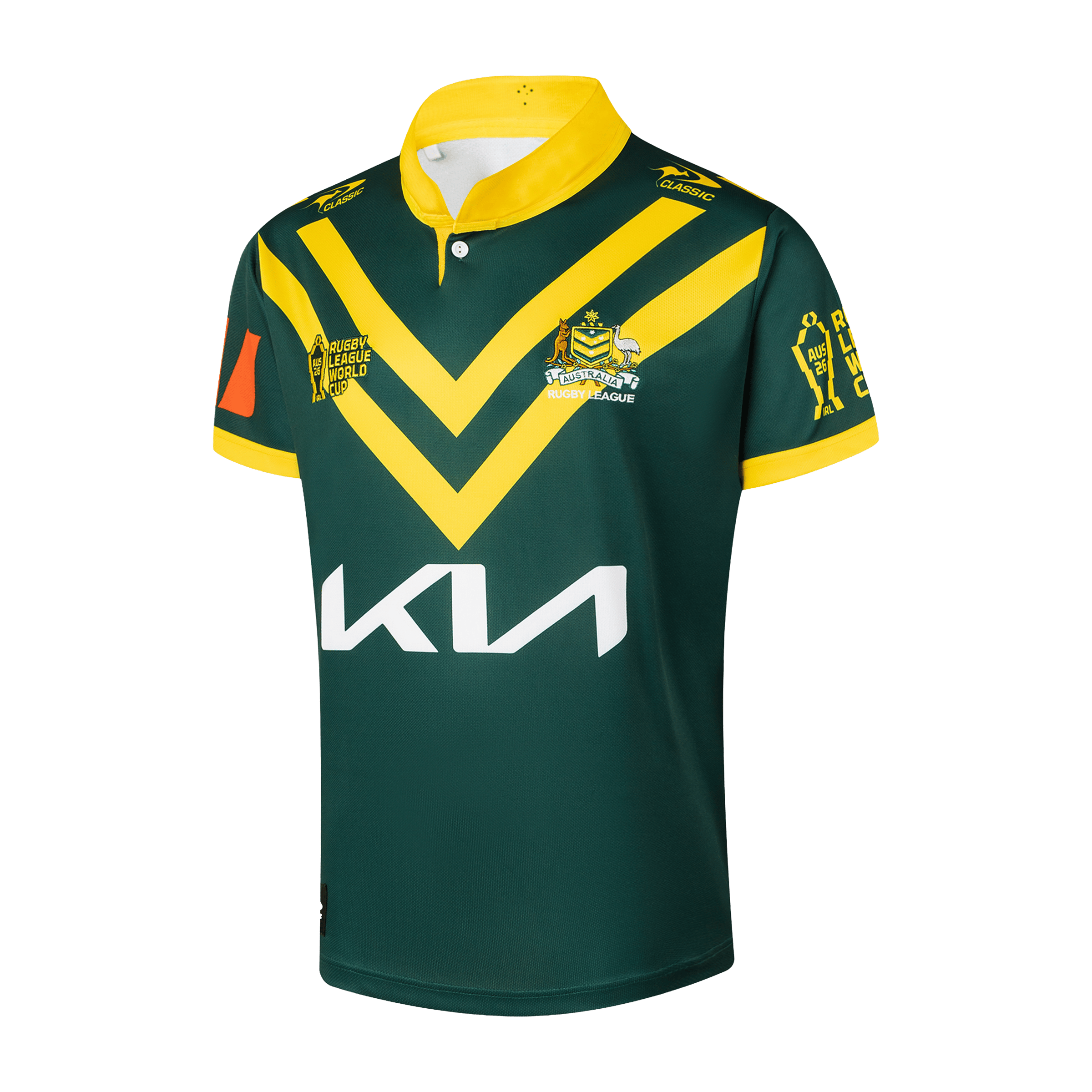 Mens Classic Sports RLWC 2026 Australian Kangaroos Home Jersey