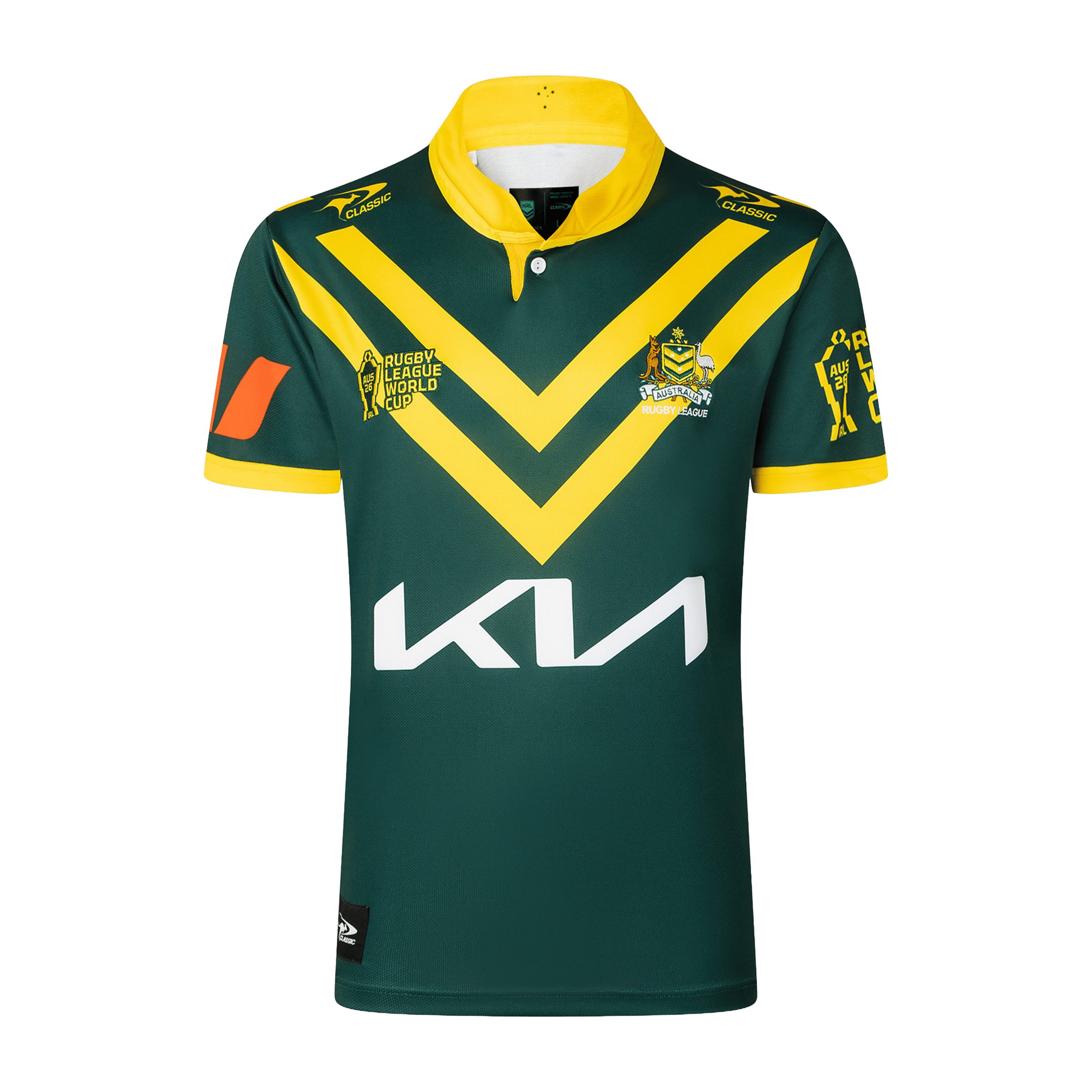 Mens Classic Sports RLWC 2026 Australian Kangaroos Home Jersey