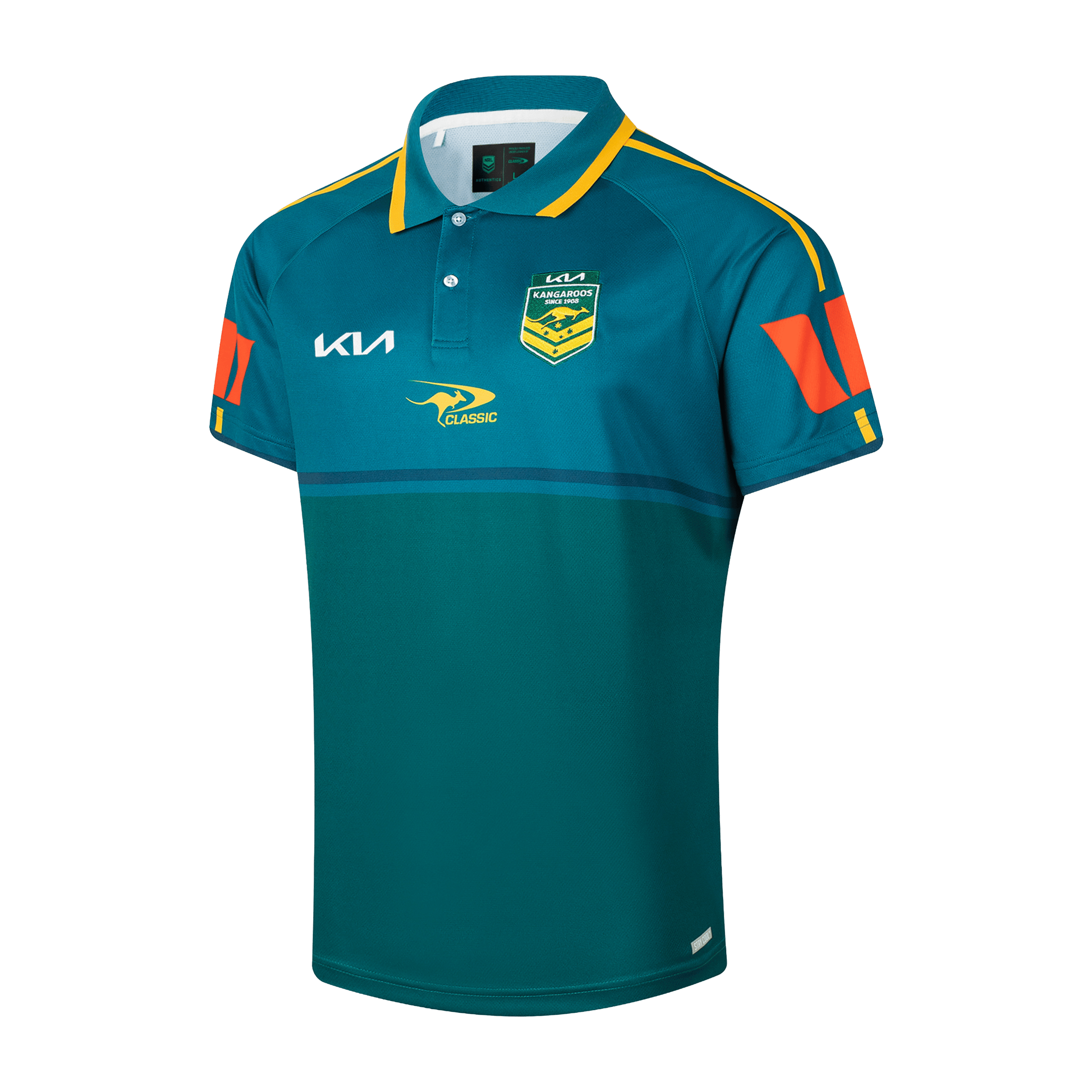 Mens Classic Sports RLWC 2026 Australian Kangaroos Media Polo