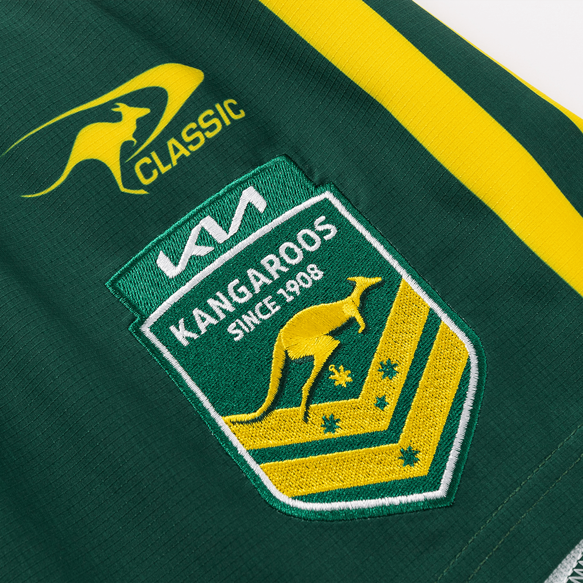 Mens Classic Sports RLWC 26/27 Australian Kangaroos Home (4") Shorts