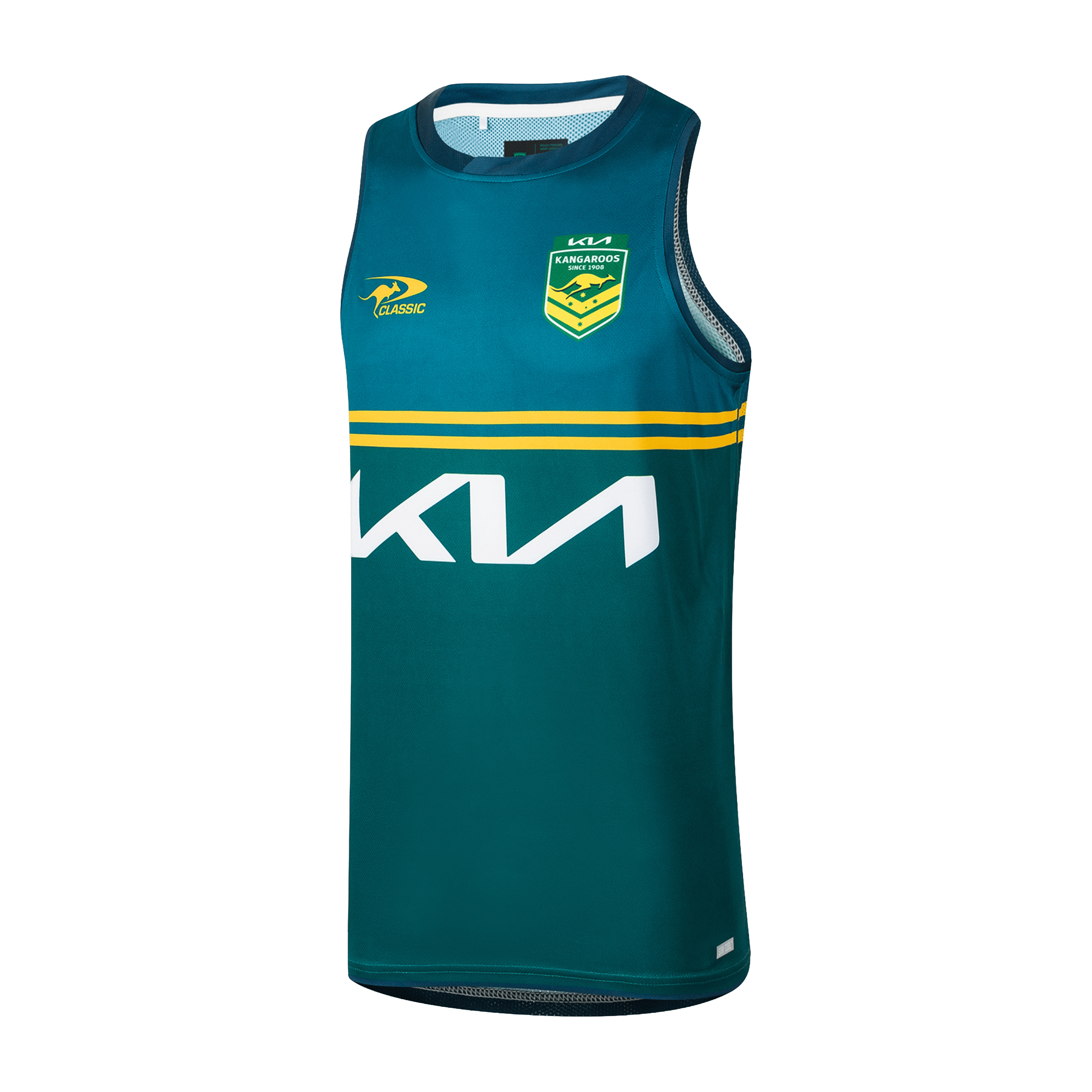 Mens Classic Sports RLWC 2026 Australian Kangaroos Pro Training Singlet Jersey