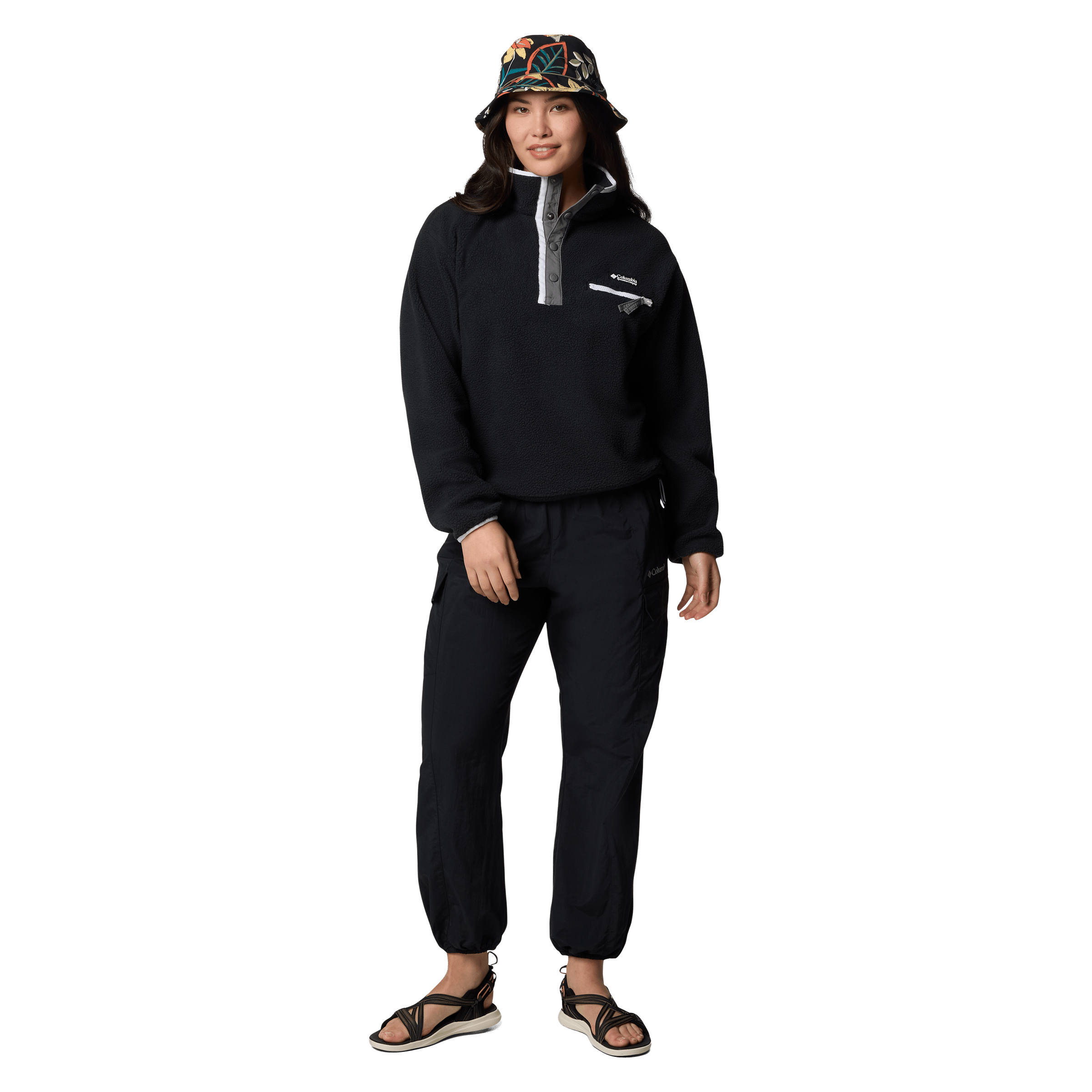 Womens Columbia Helvetia™ II Cropped Half Snap Fleece Pullover