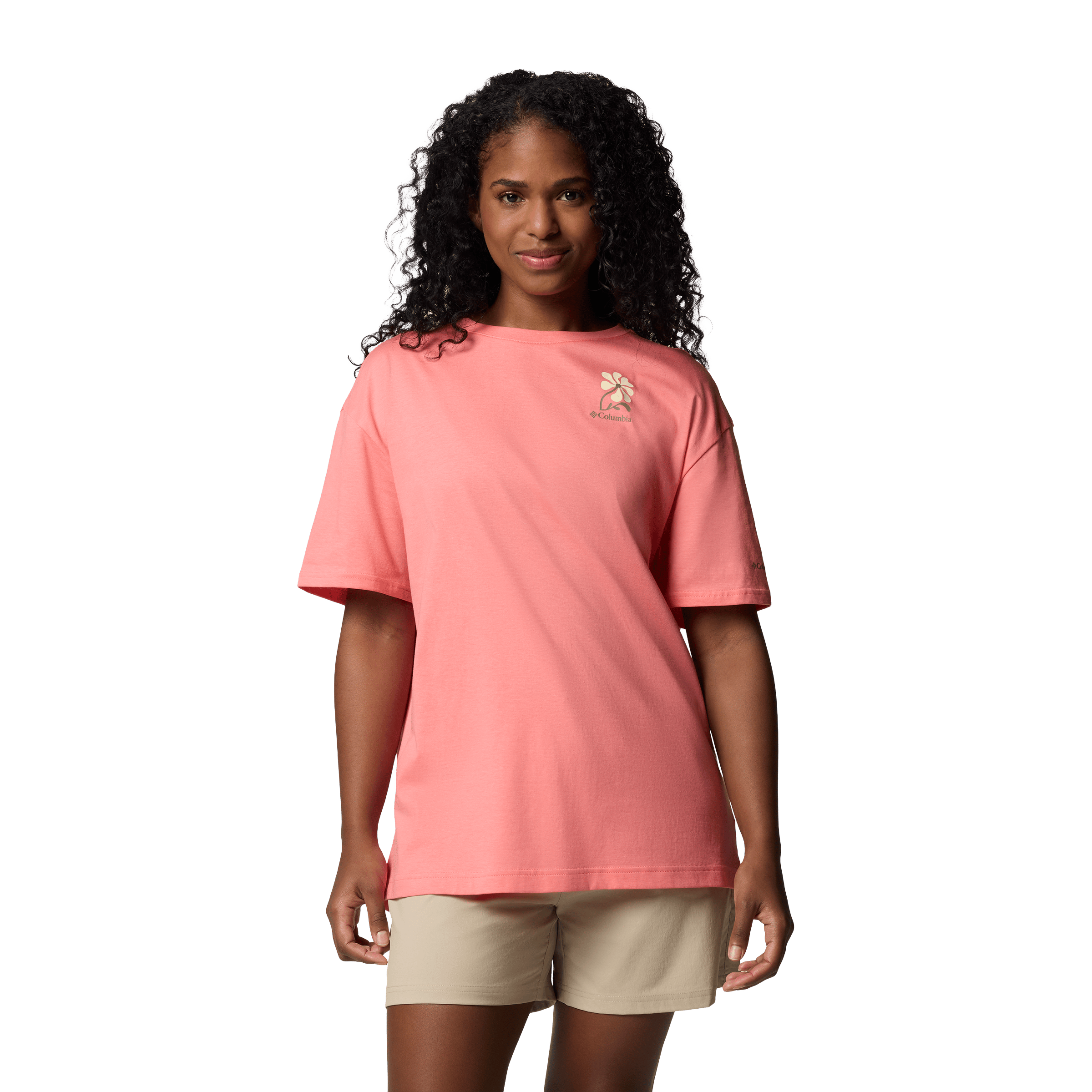 Womens Columbia Rolling Bend™ Graphic Oversized Tee
