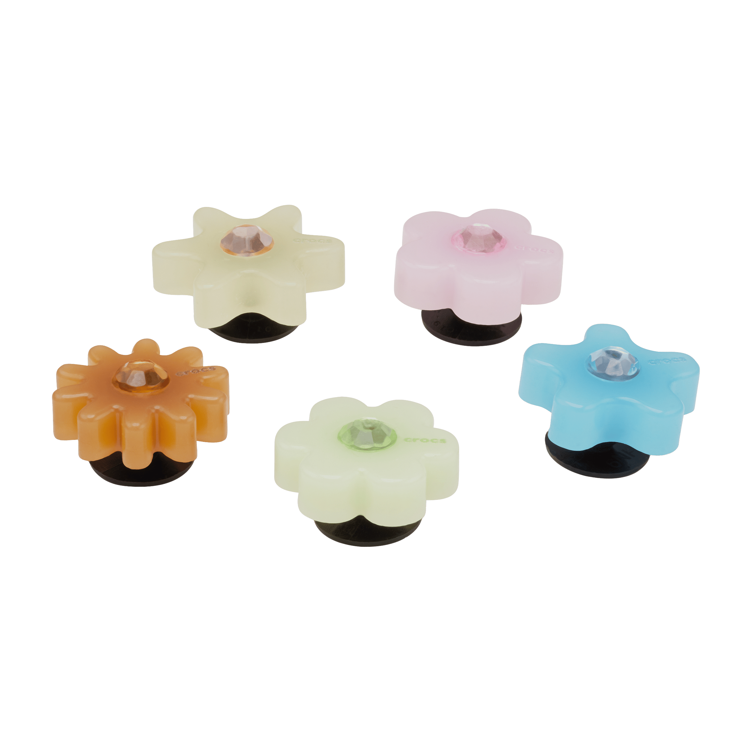 Crocs Accessories Enlighten Flowers (5pk) Jibbitz Charms