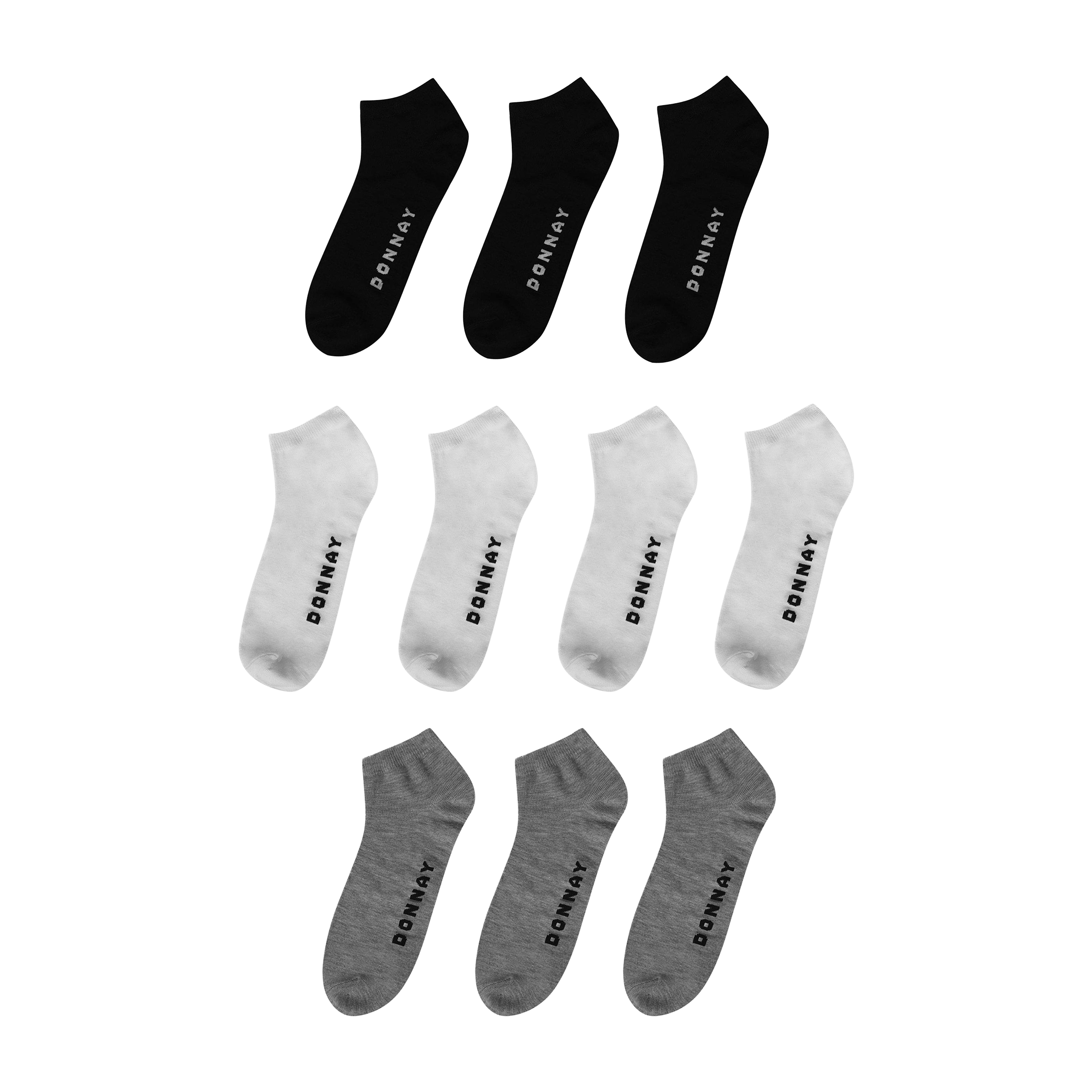 Kids Donnay (10pk) Trainer Socks - UK C8-C13 (US C8.5-C13.5)