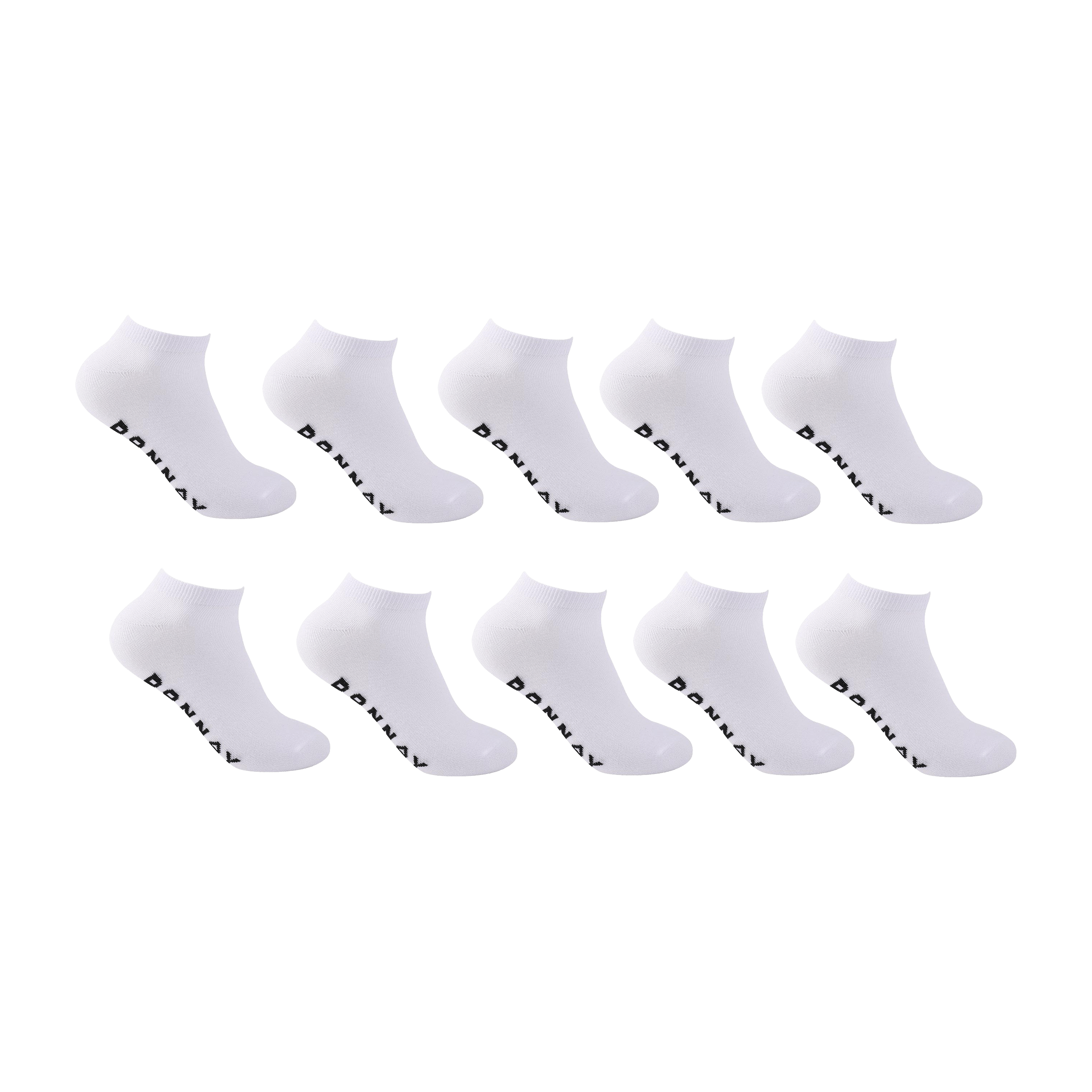 Unisex Donnay (10pk) Trainer Socks Plus Size - UK 12+ (US 13+)
