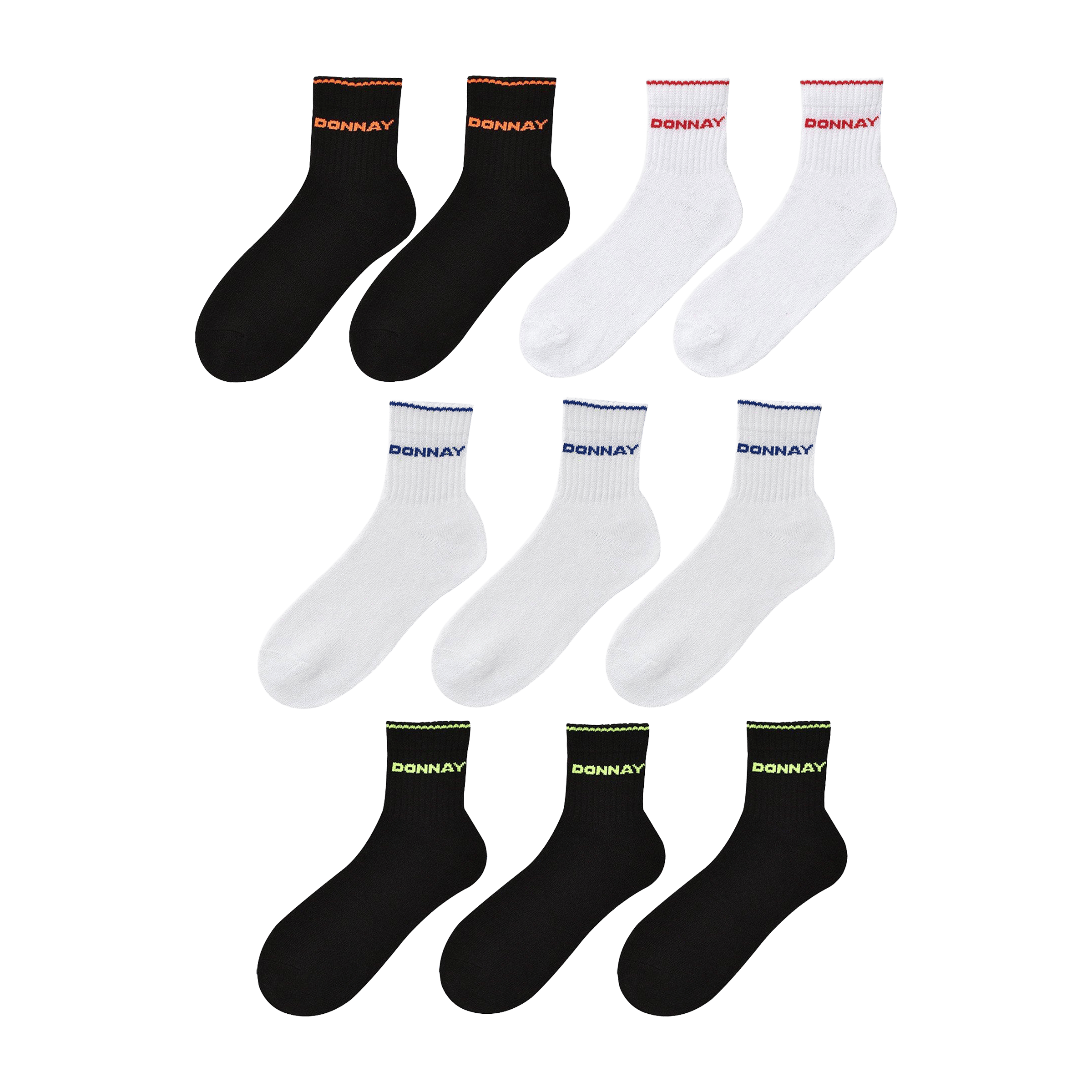 Unisex Donnay Quarter (10pk) Socks - UK C8-C13 (US C8.5-C13.5)
