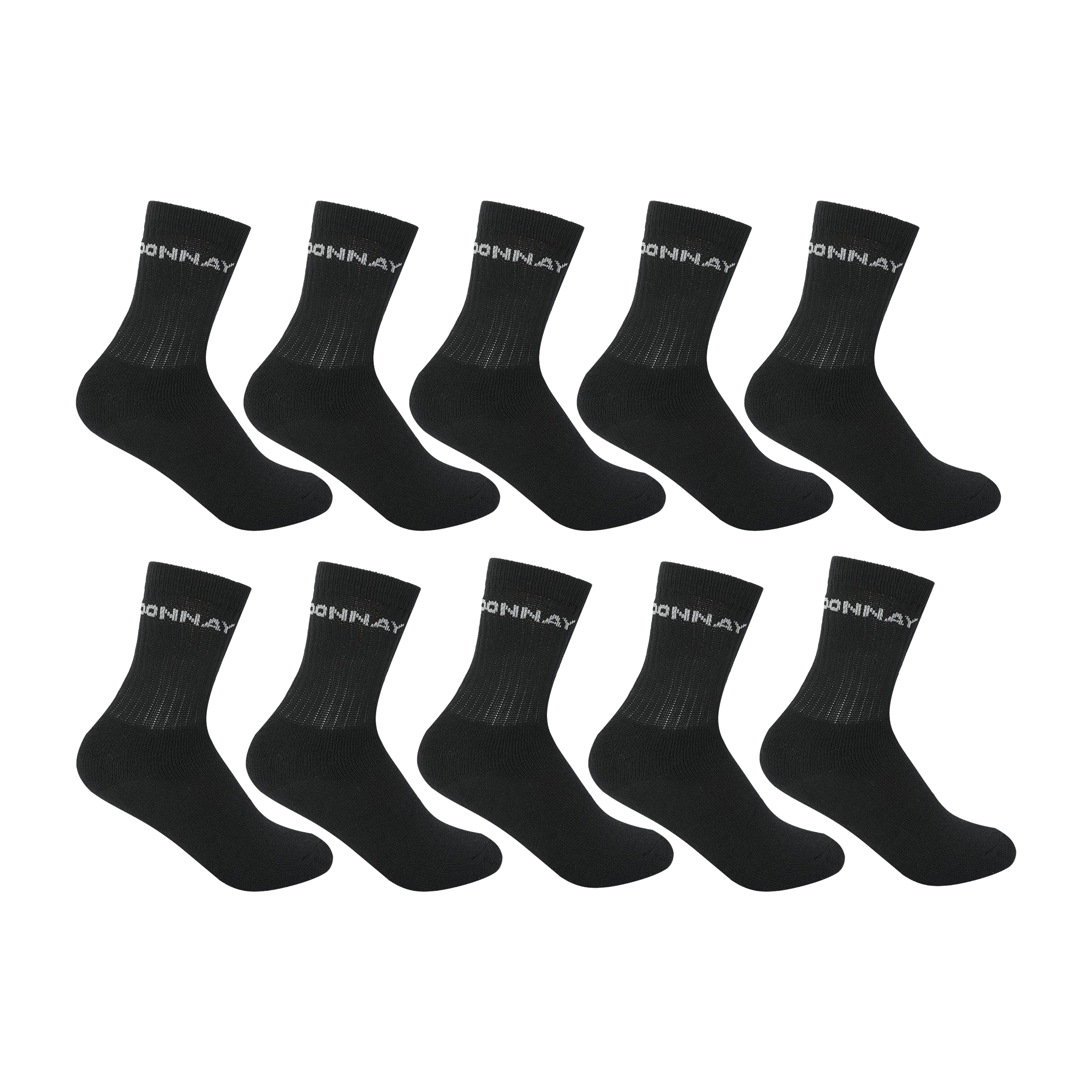 Unisex Donnay Quarter (10pk) Socks Plus Size - UK 12+ (US 13+)