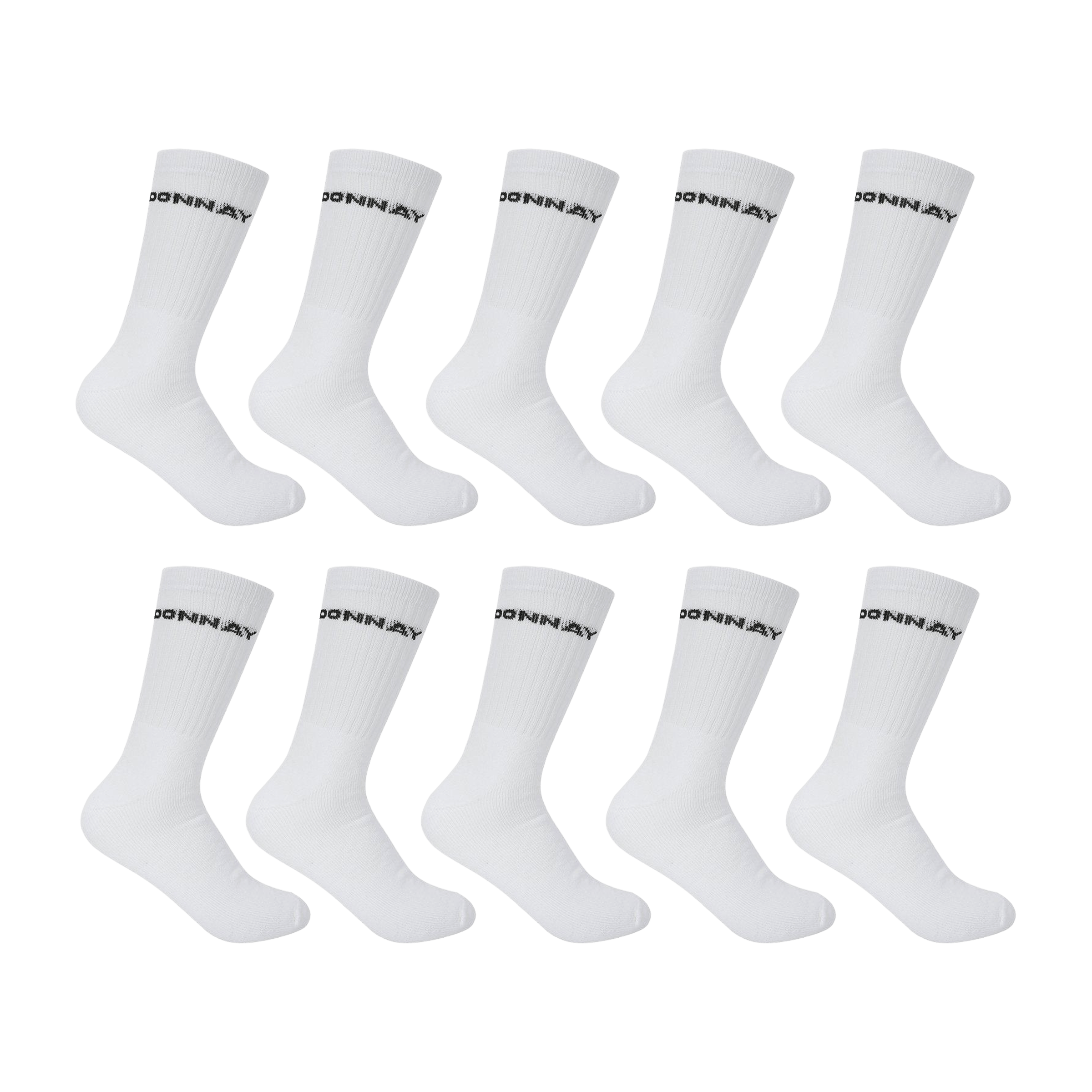 Unisex Donnay Quarter (10pk) Socks - UK 7-11 (US 7.5-12)