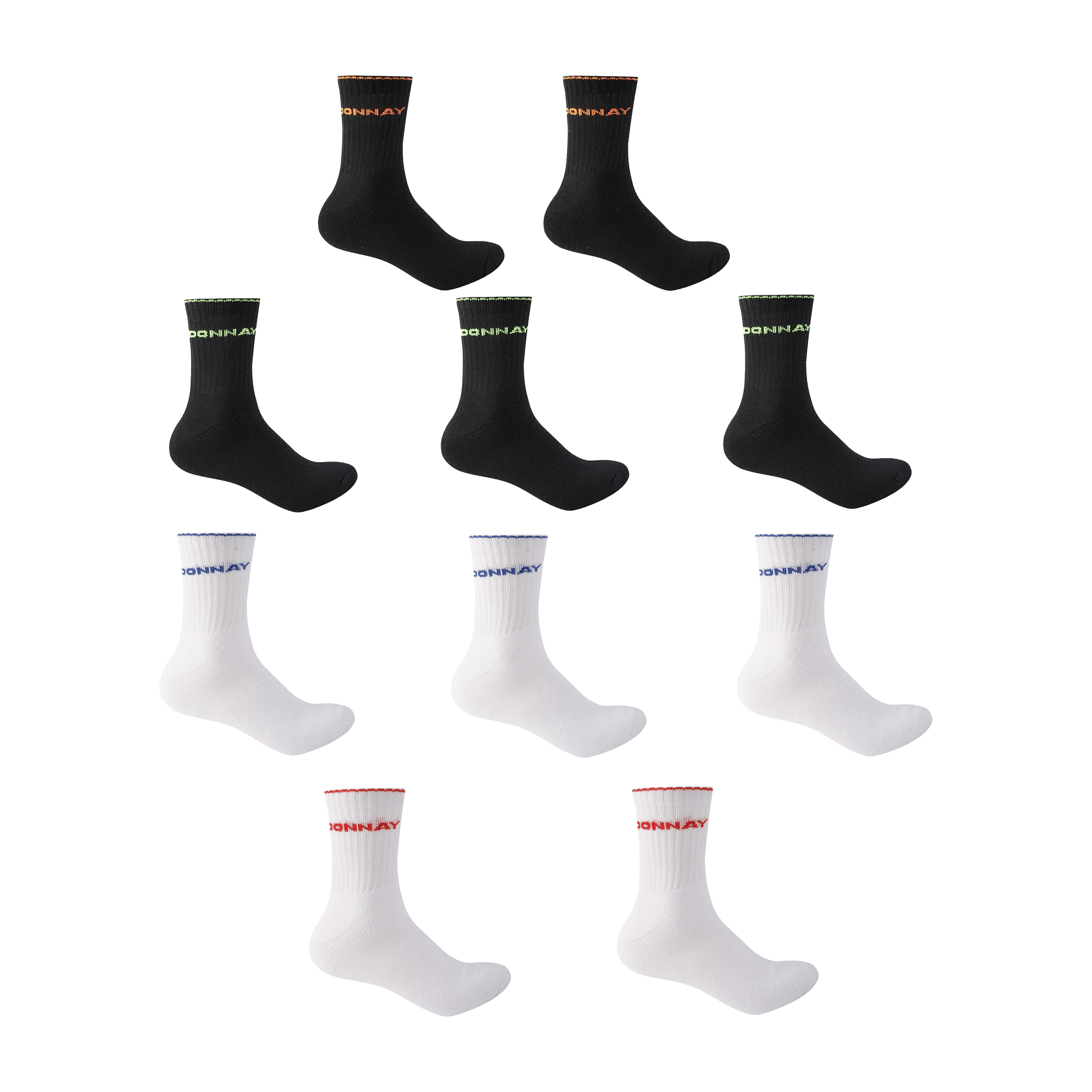 Unisex Donnay Quarter (10pk) Socks - UK 7-11 (US 7.5-12)