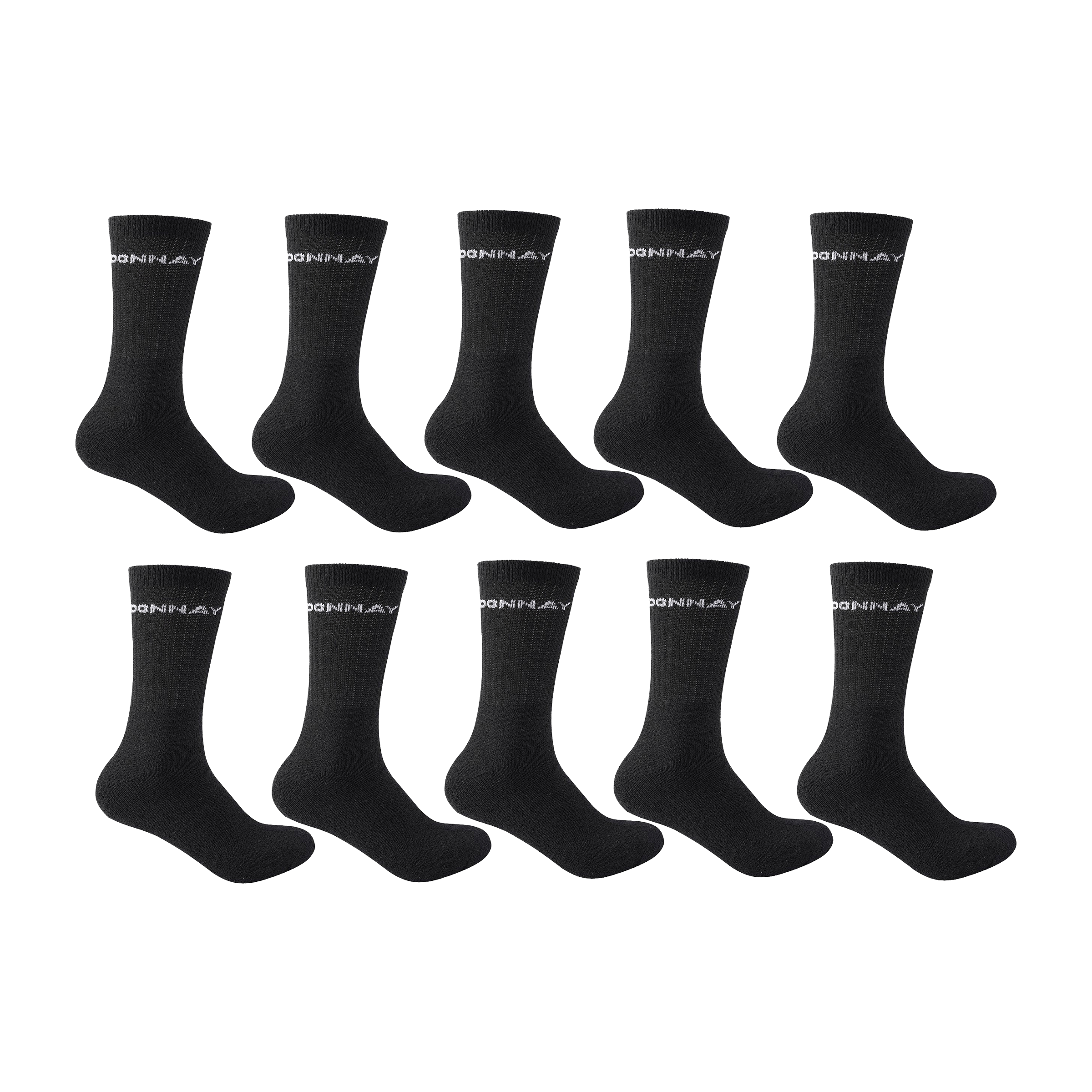 Unisex Donnay (10pk) Crew Socks - UK C8-C13 (US C8.5-C13.5)