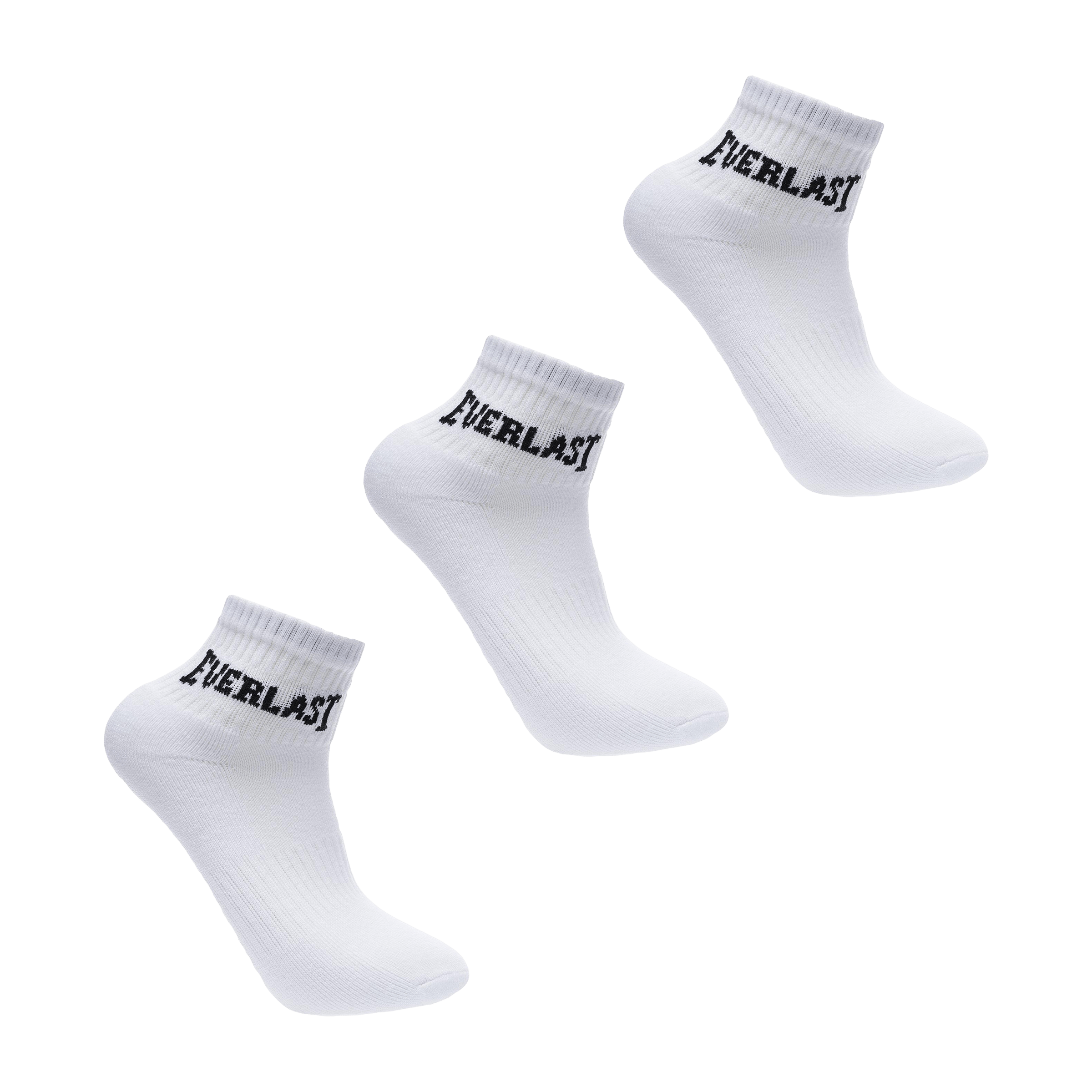 Unisex Everlast (3pk) Quarter Socks - UK C8-C13 (US 8.5-13.5)