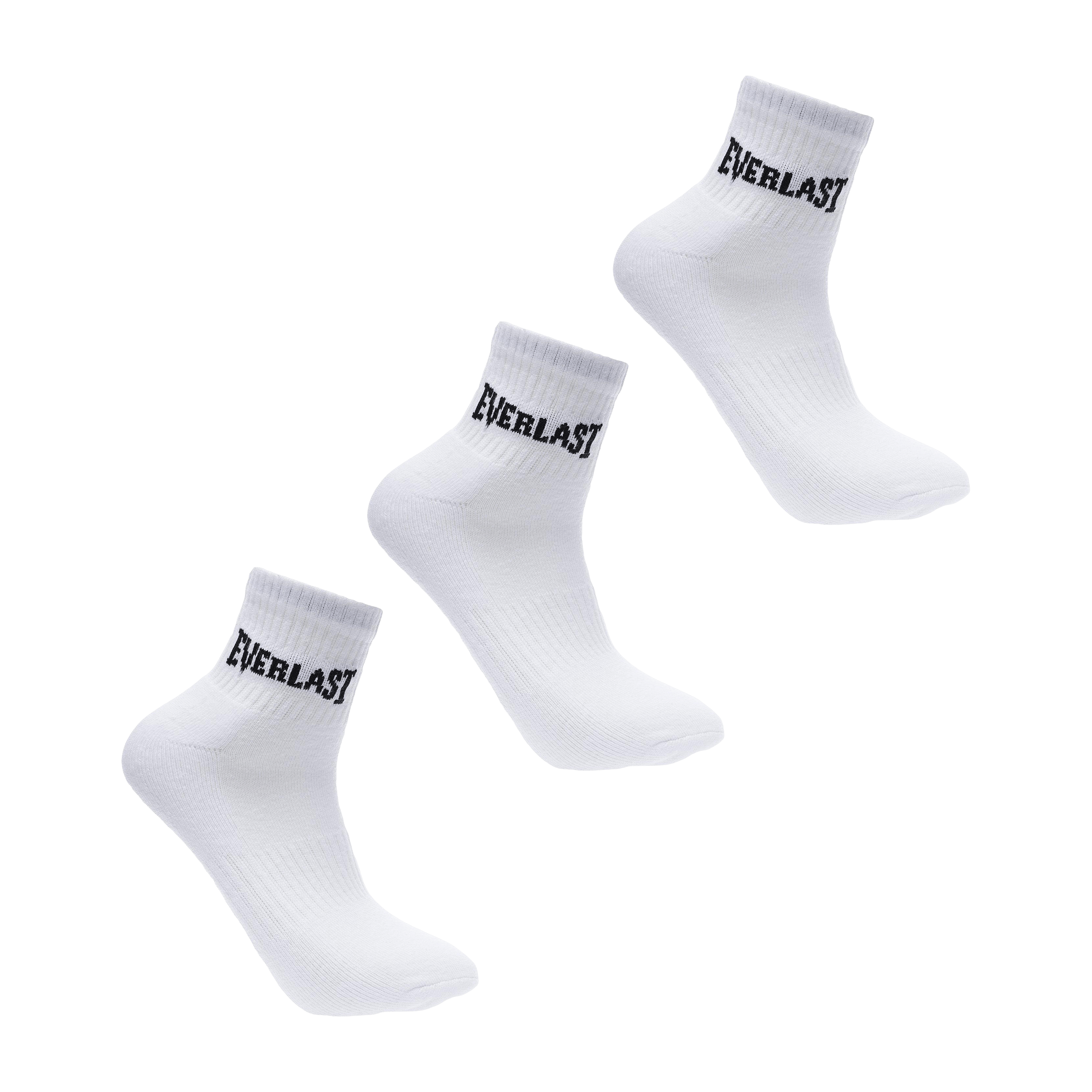 Womens Everlast (3pk) Quarter Socks - UK 4-8 (US 6.5-10.5)