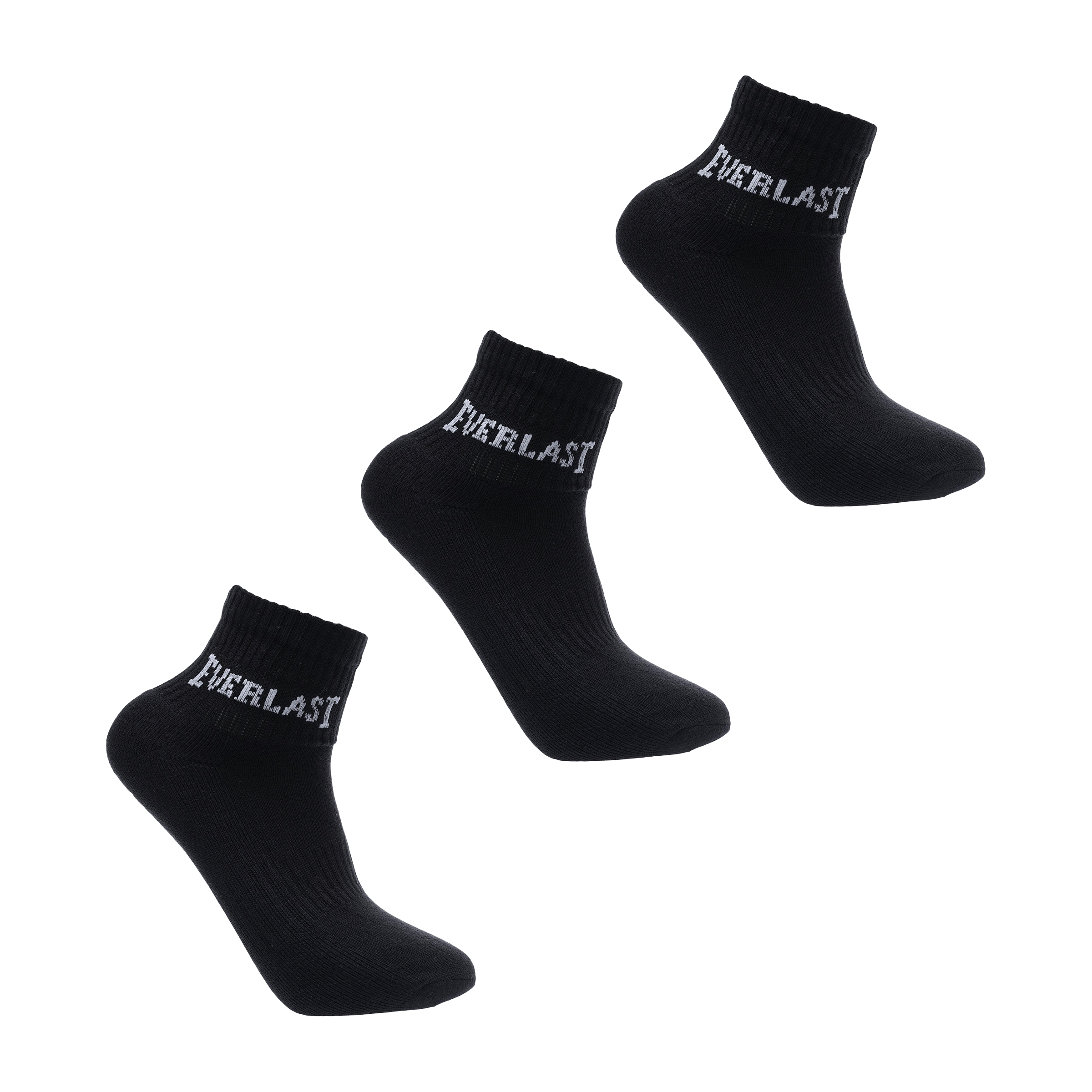 Womens Everlast (3pk) Quarter Socks - UK 4-8 (US 6.5-10.5)