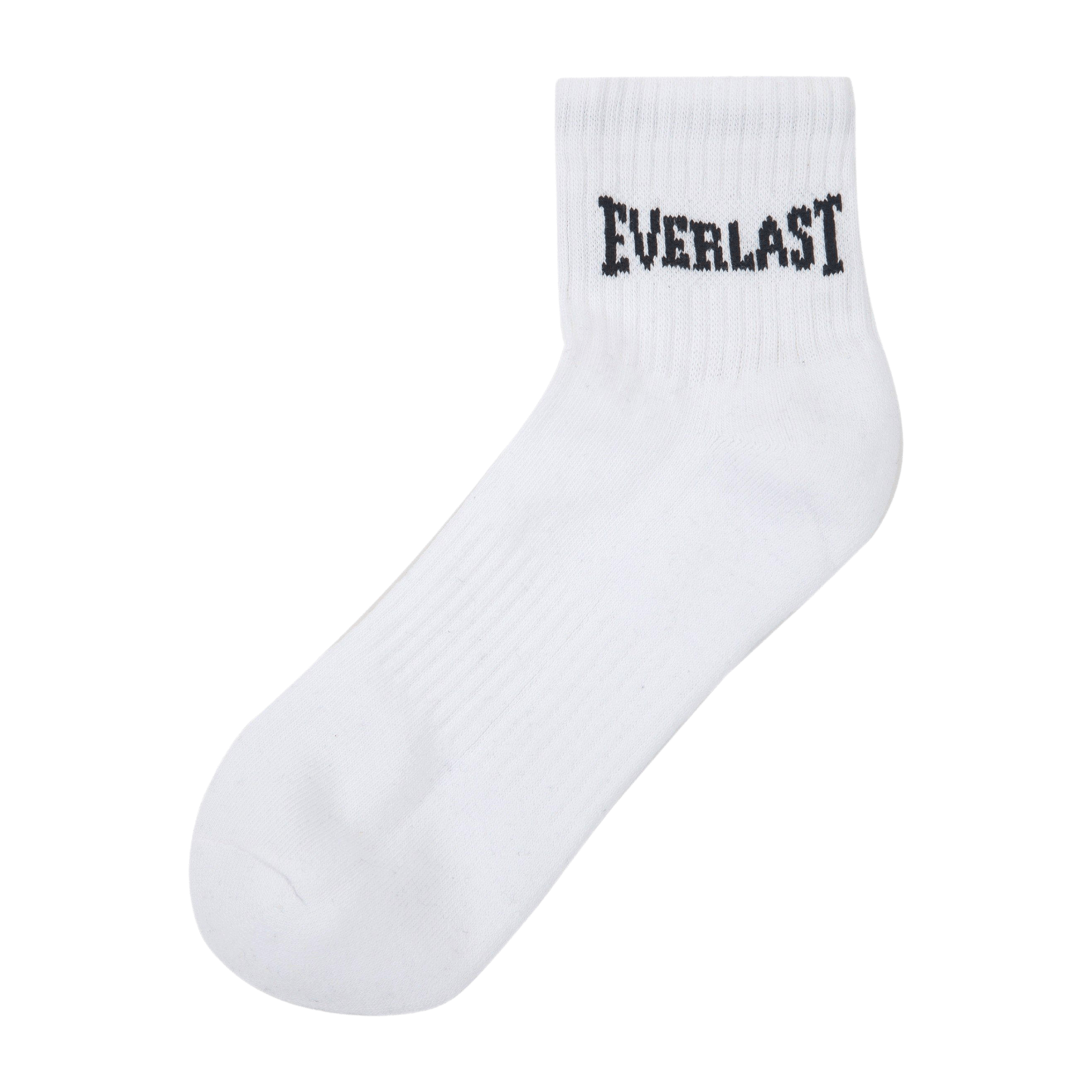 Unisex Everlast (3pk) Quarter Socks - UK 7-11 (US 7.5-12)