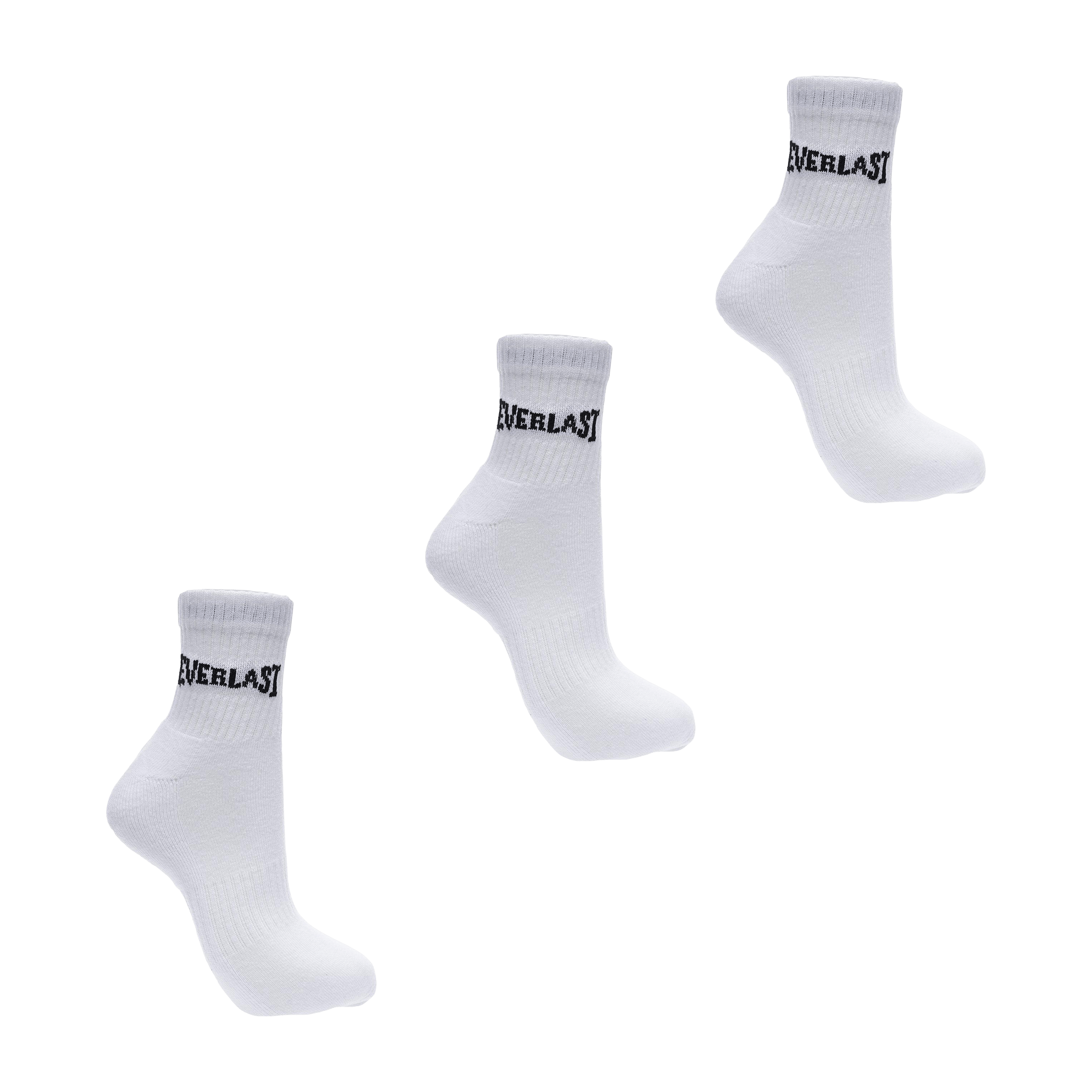 Unisex Everlast (3pk) Quarter Socks - UK 12+ (US 13+)