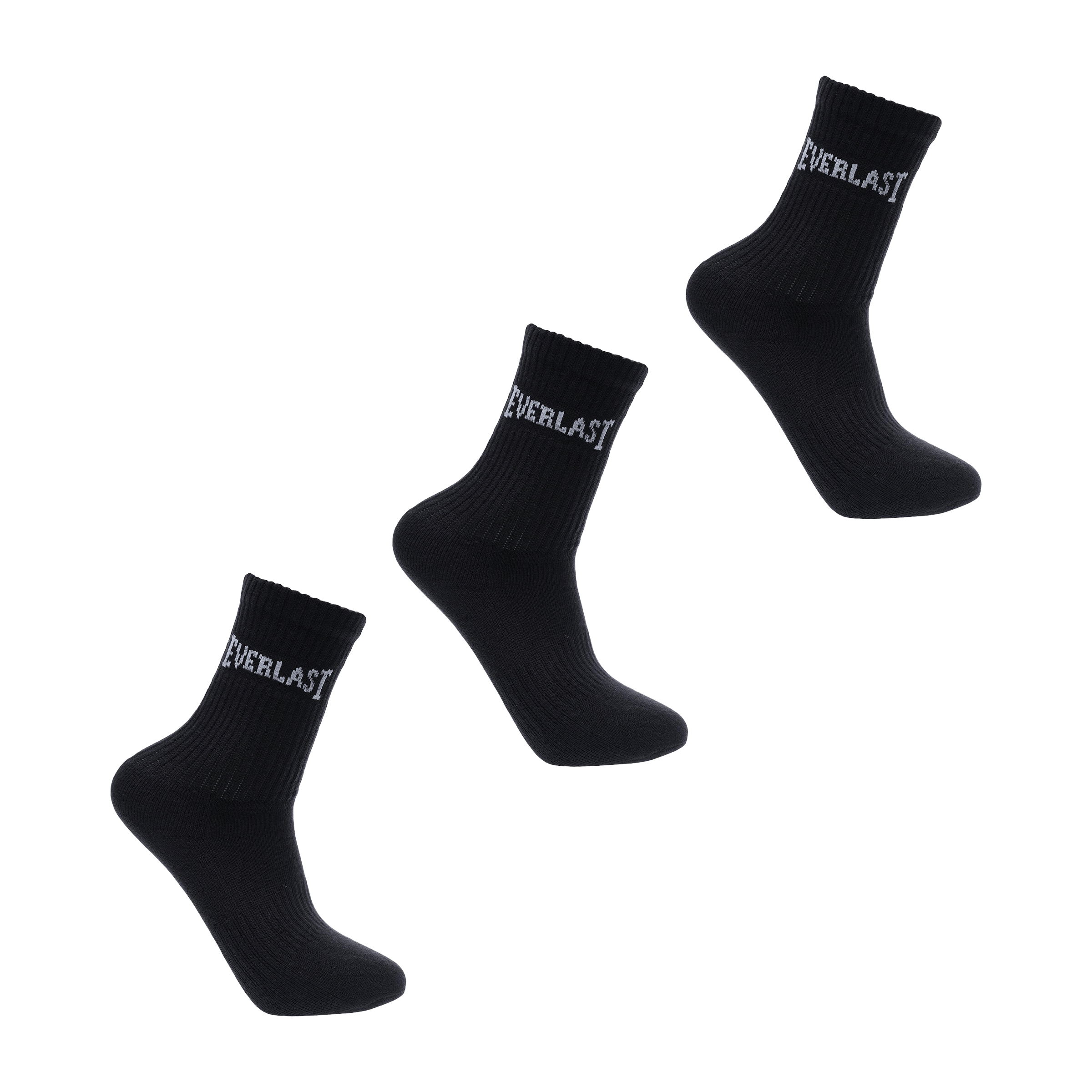 Kids Everlast (3pk) Crew Socks - UK 1-6 (US 1.5-6.5)