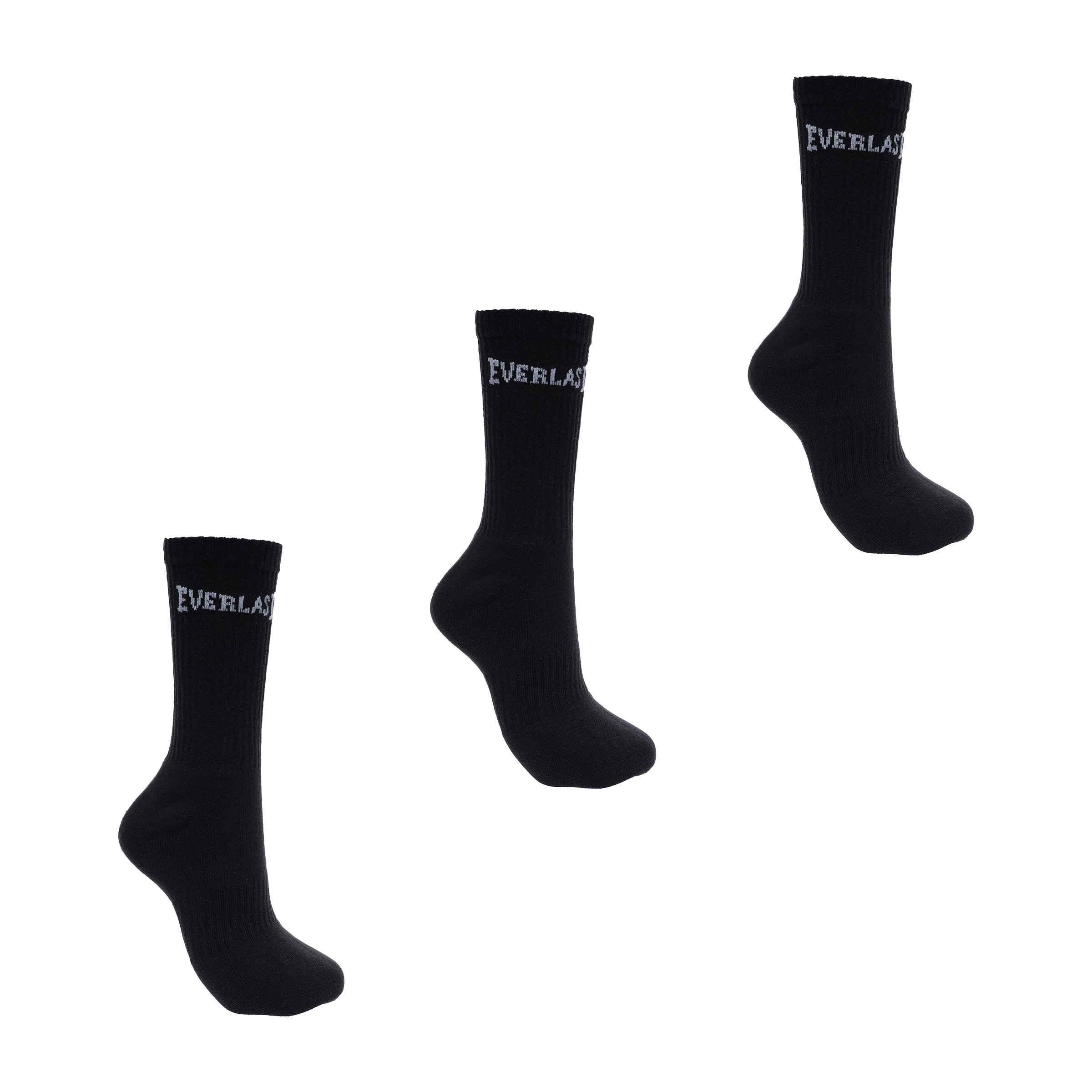Unisex Everlast (3pk) Crew Socks - UK 7-11 (US 7.5-12)