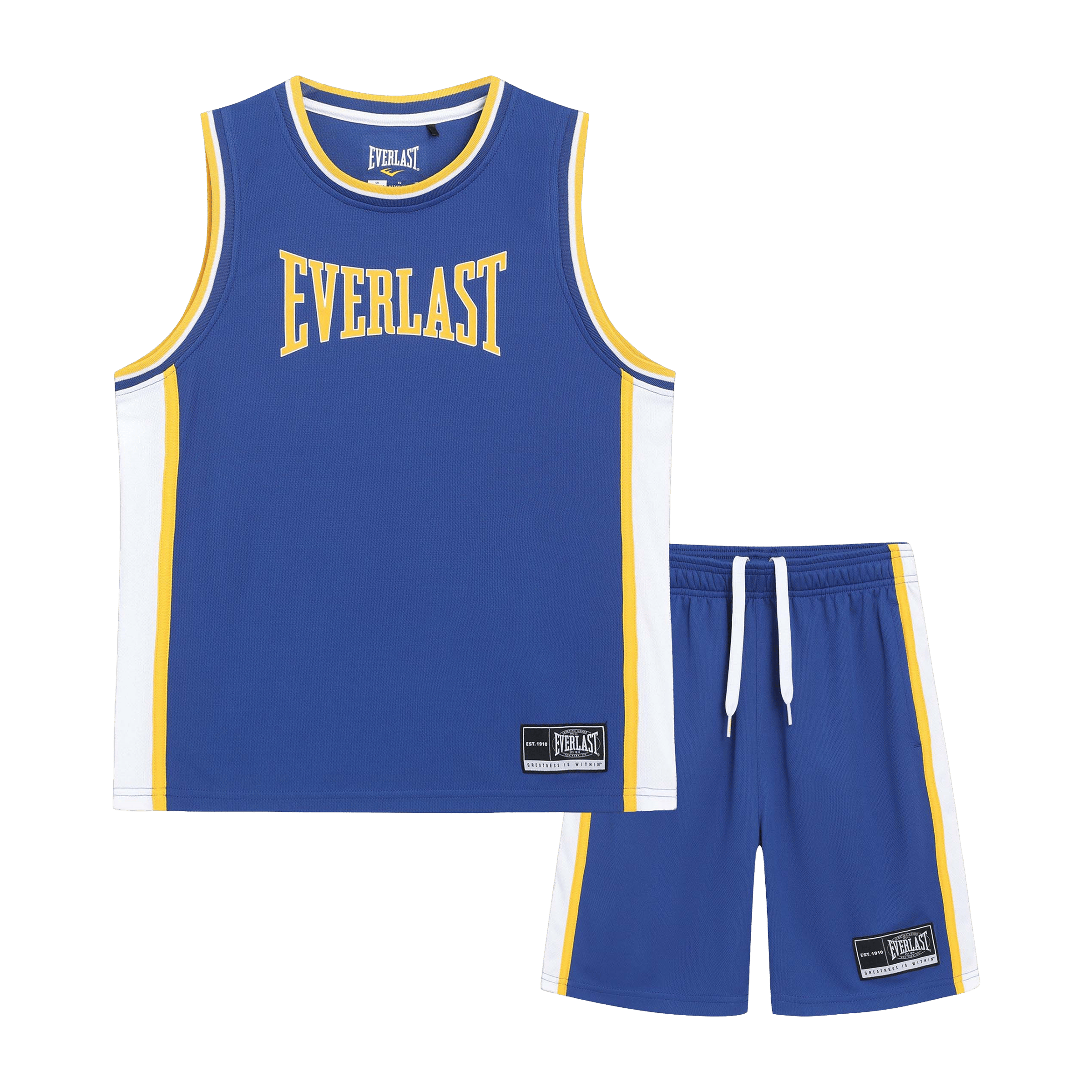 Kids Everlast Basketball Jersey Set