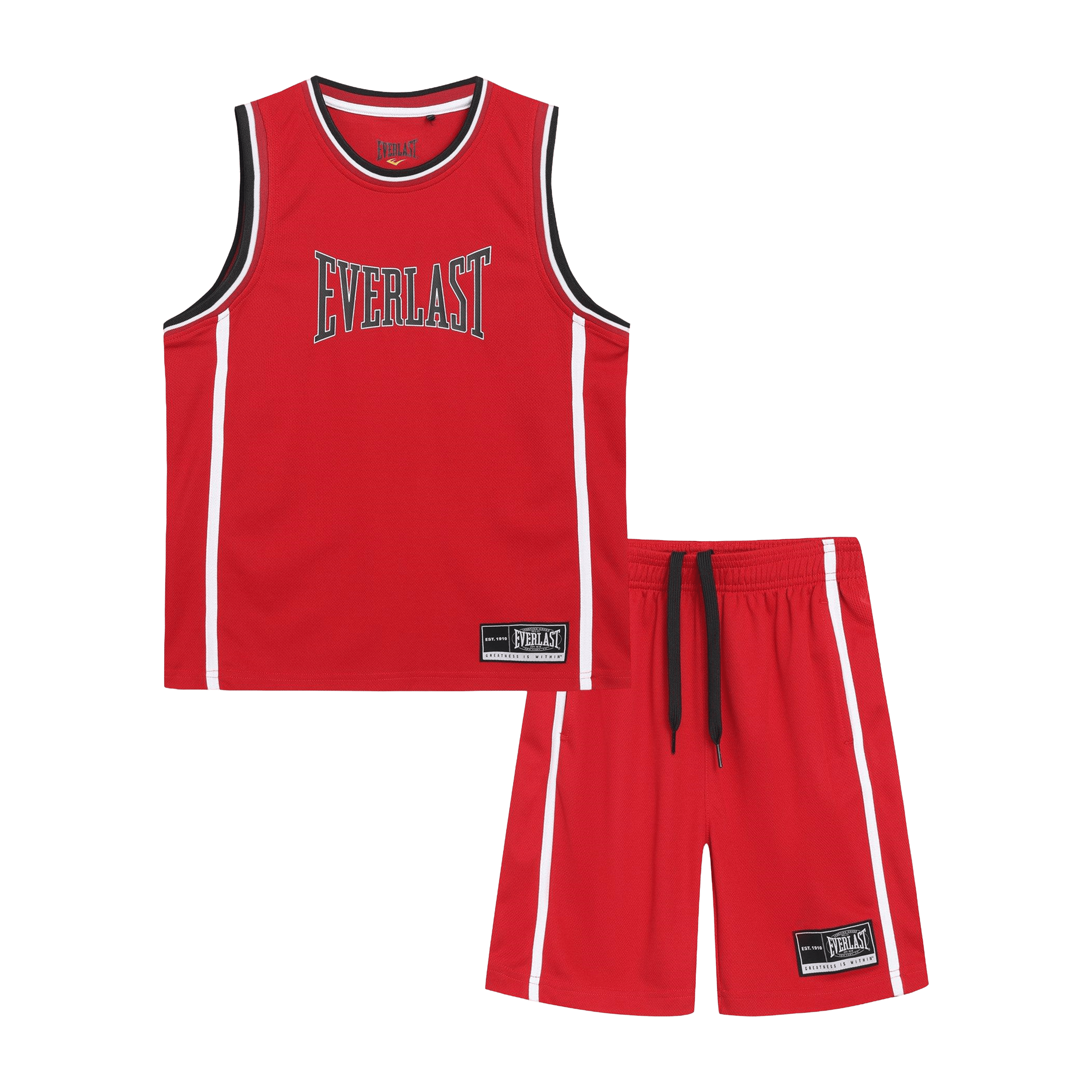 Kids Everlast Basketball Jersey Set