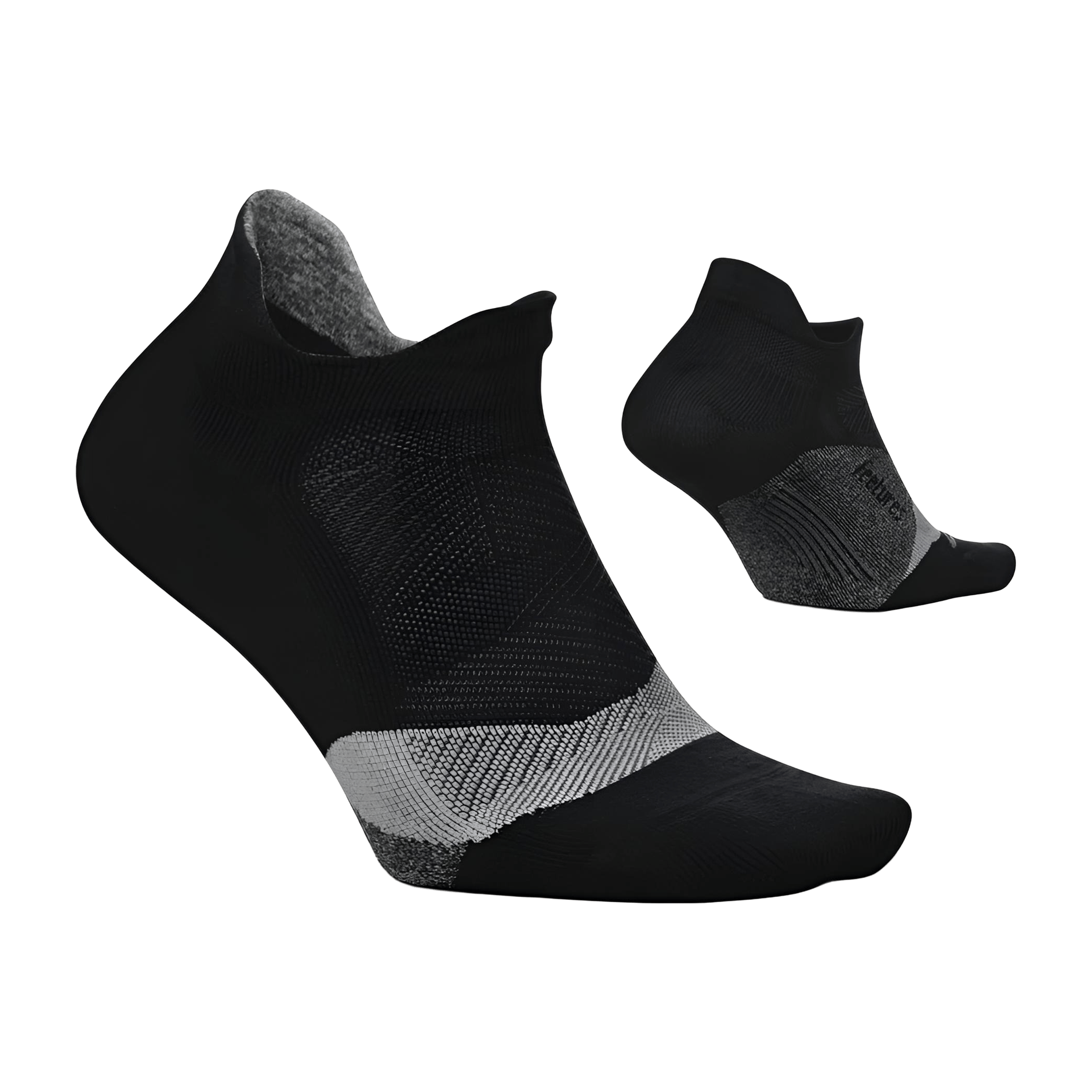 Unisex Feetures Elite Light Cushion No Show Tab Socks