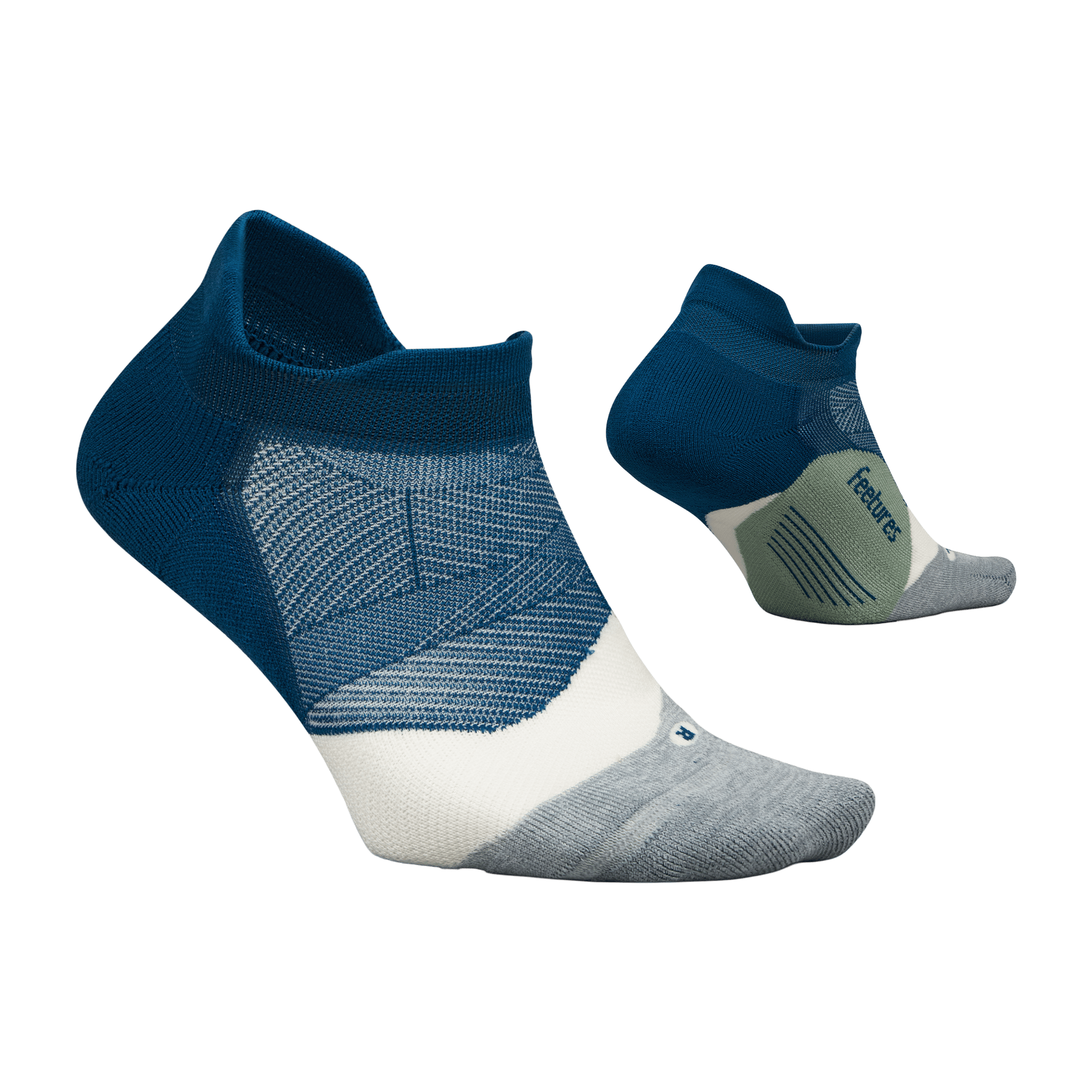 Unisex Feetures Elite Light Cushion No Show Sock