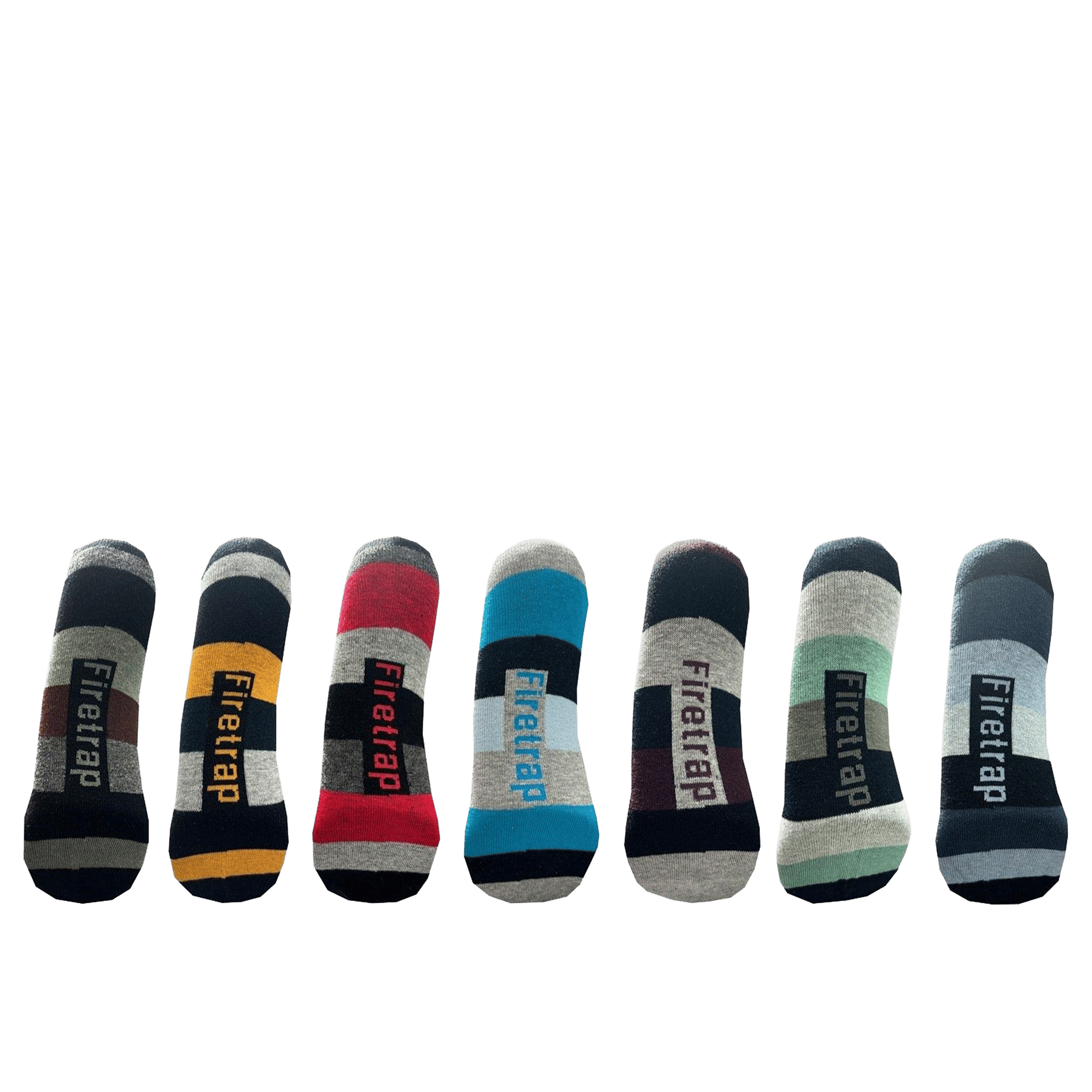 Mens Firetrap Formal (7pk) Crew Socks