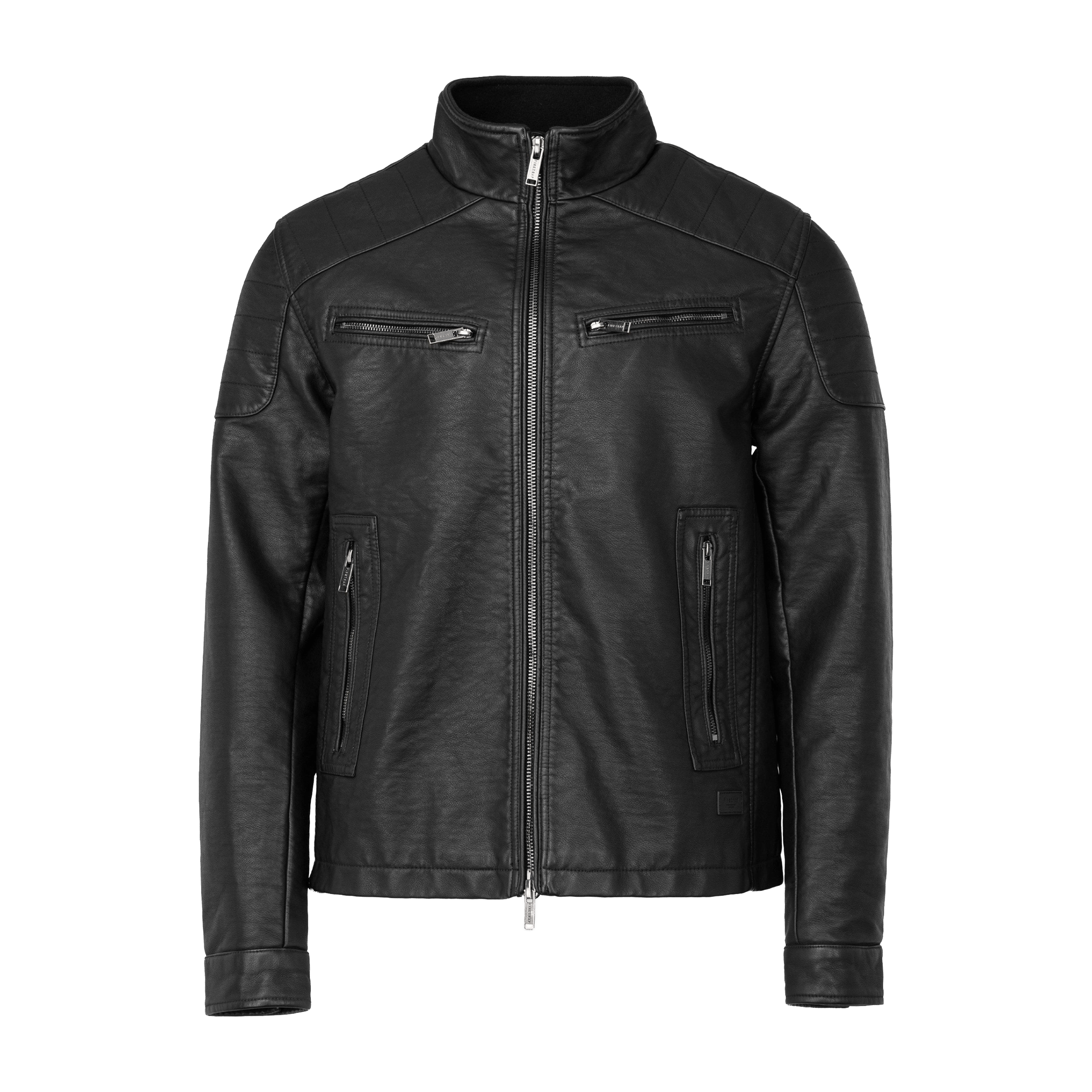 Mens Firetrap Faux Leather Jacket