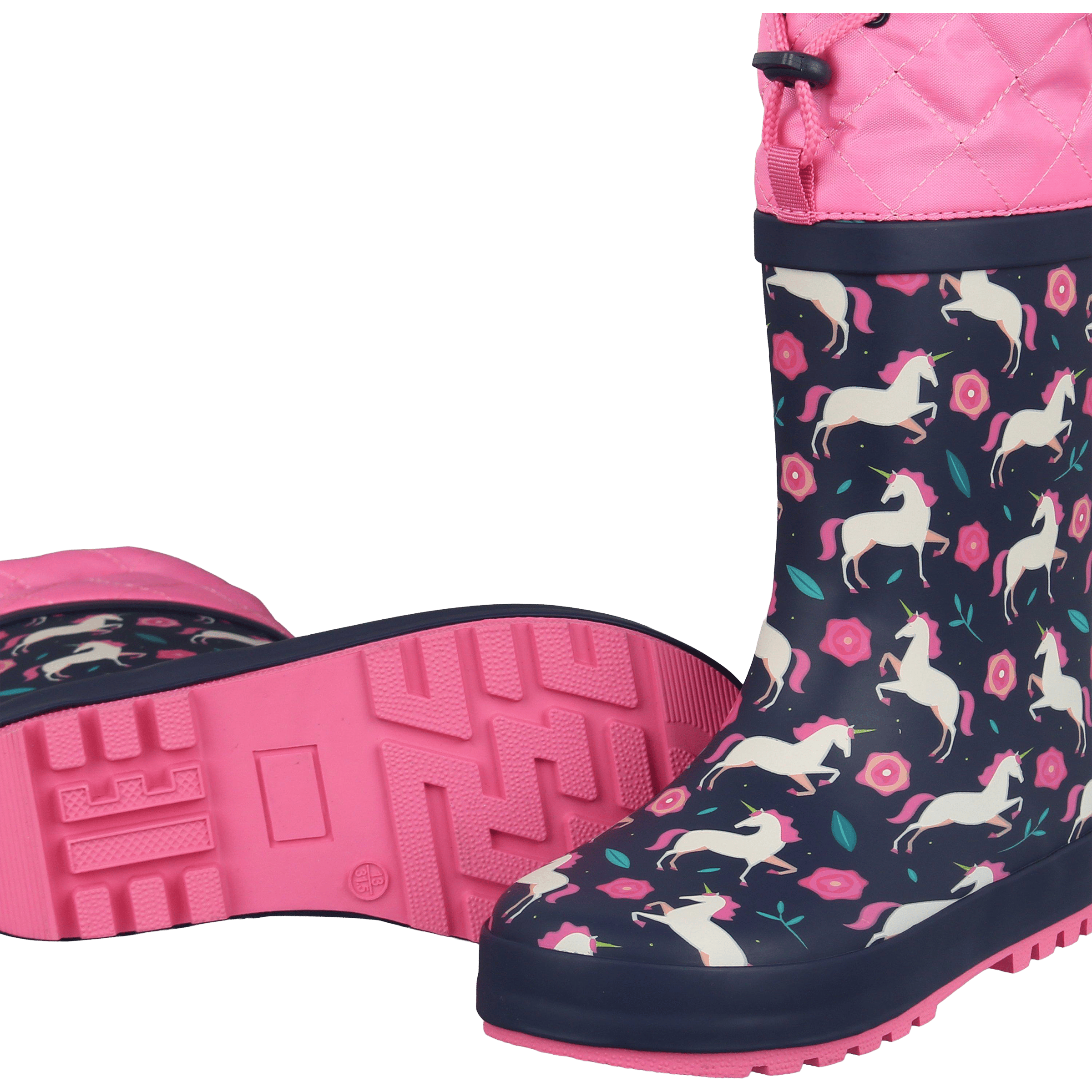 Kids Gelert Cuff Welly Boots