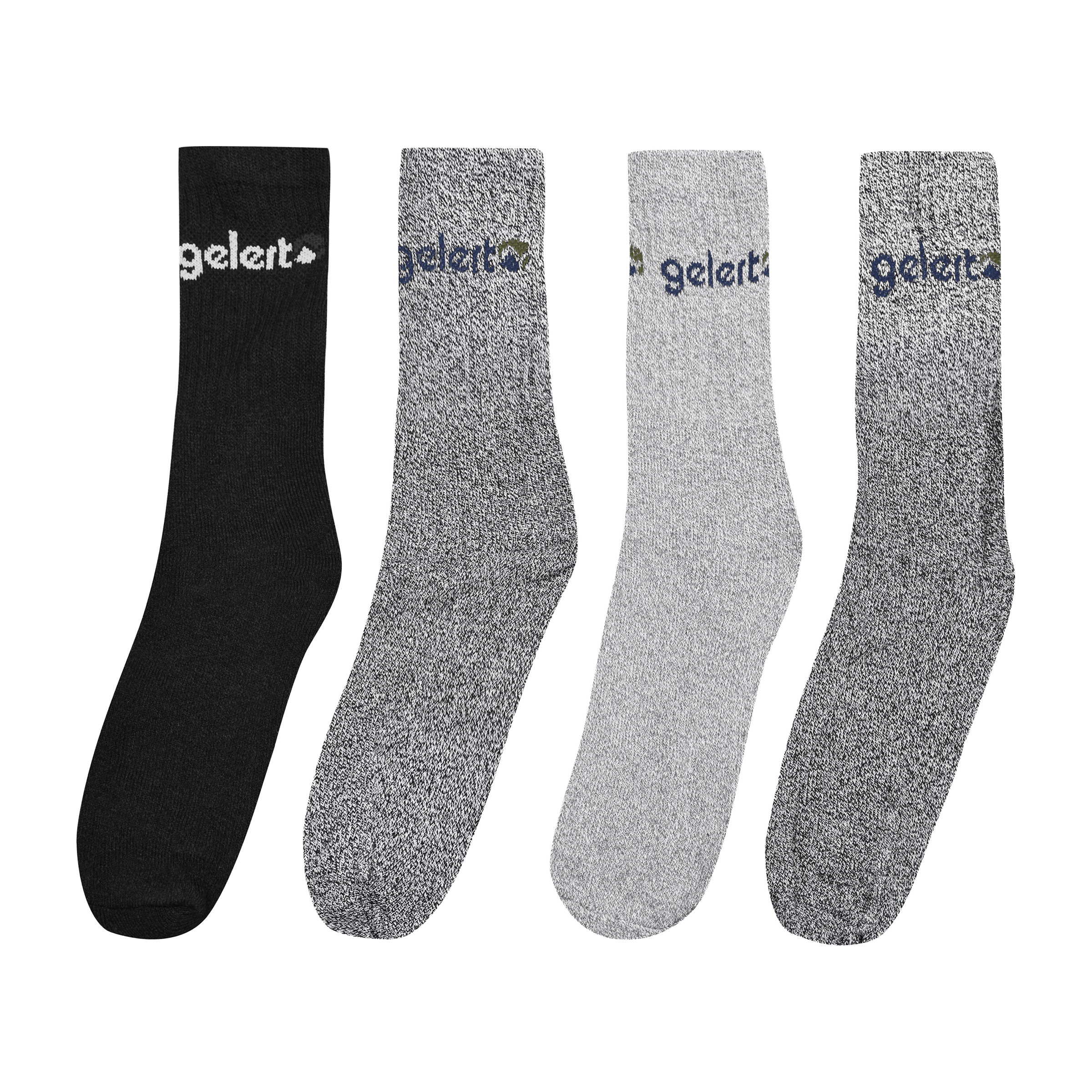 Mens Gelert Walking (4pk) Boot Socks - UK 7-11 (US 7.5-12)