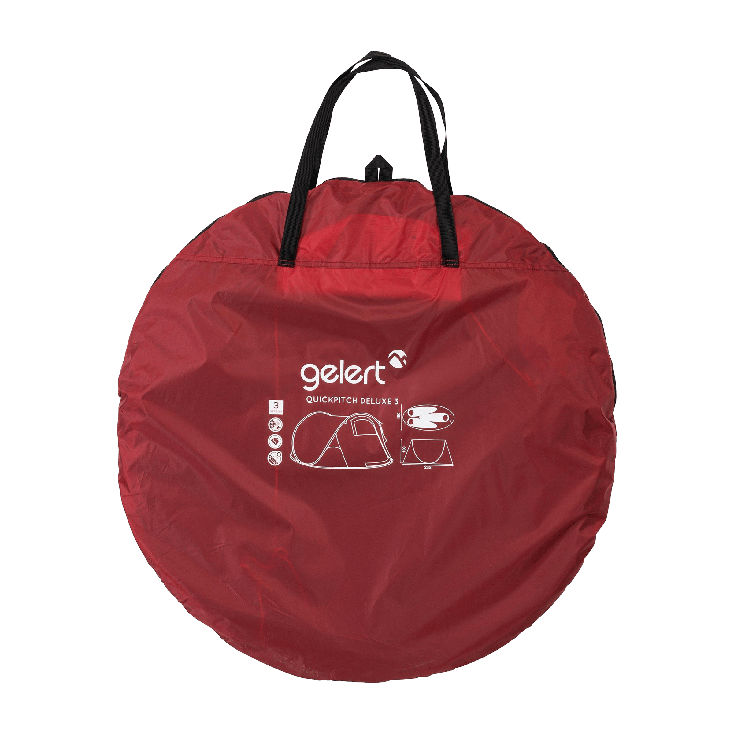 Gelert 3 Person Pop Up Tent