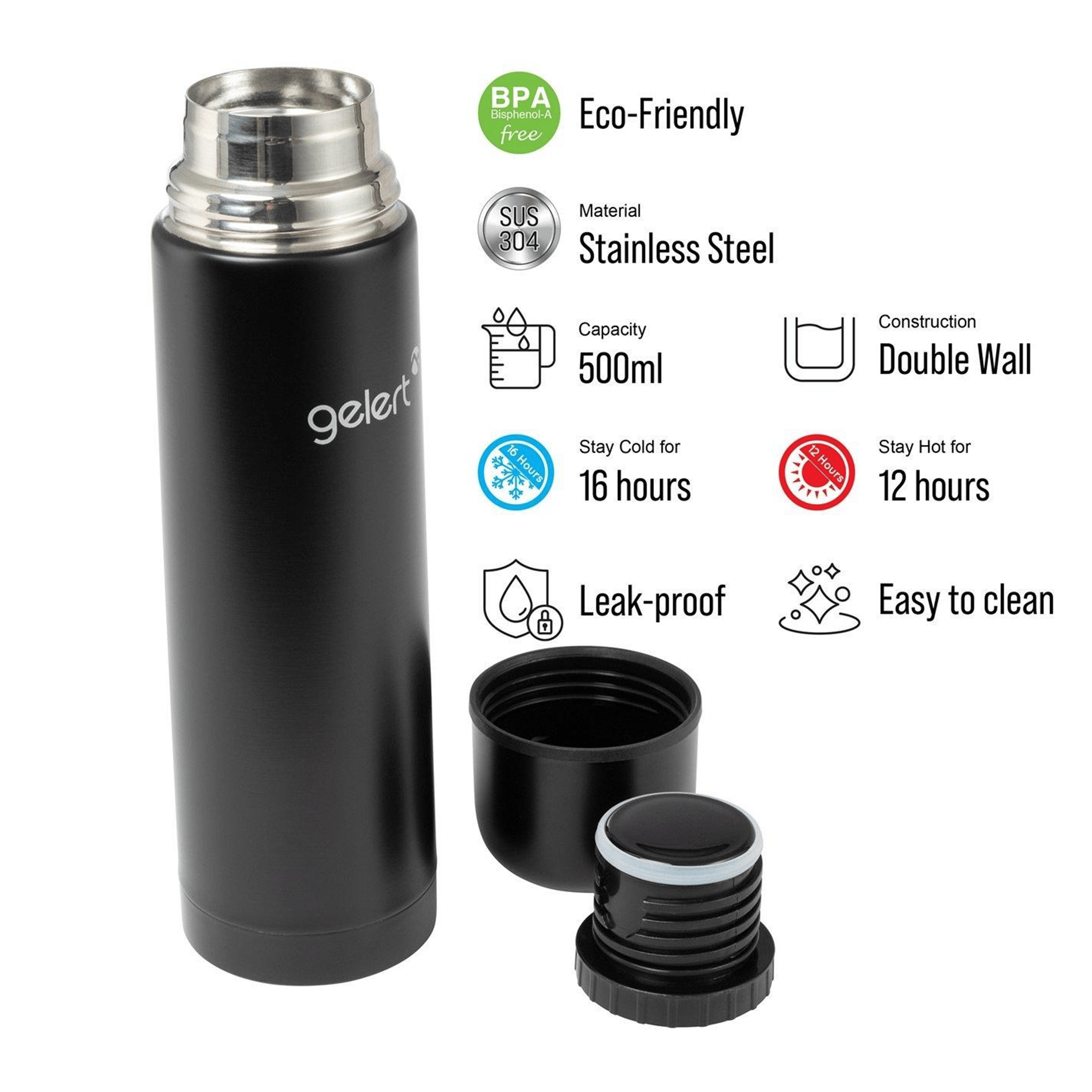 Gelert 500ml Insulated Flask