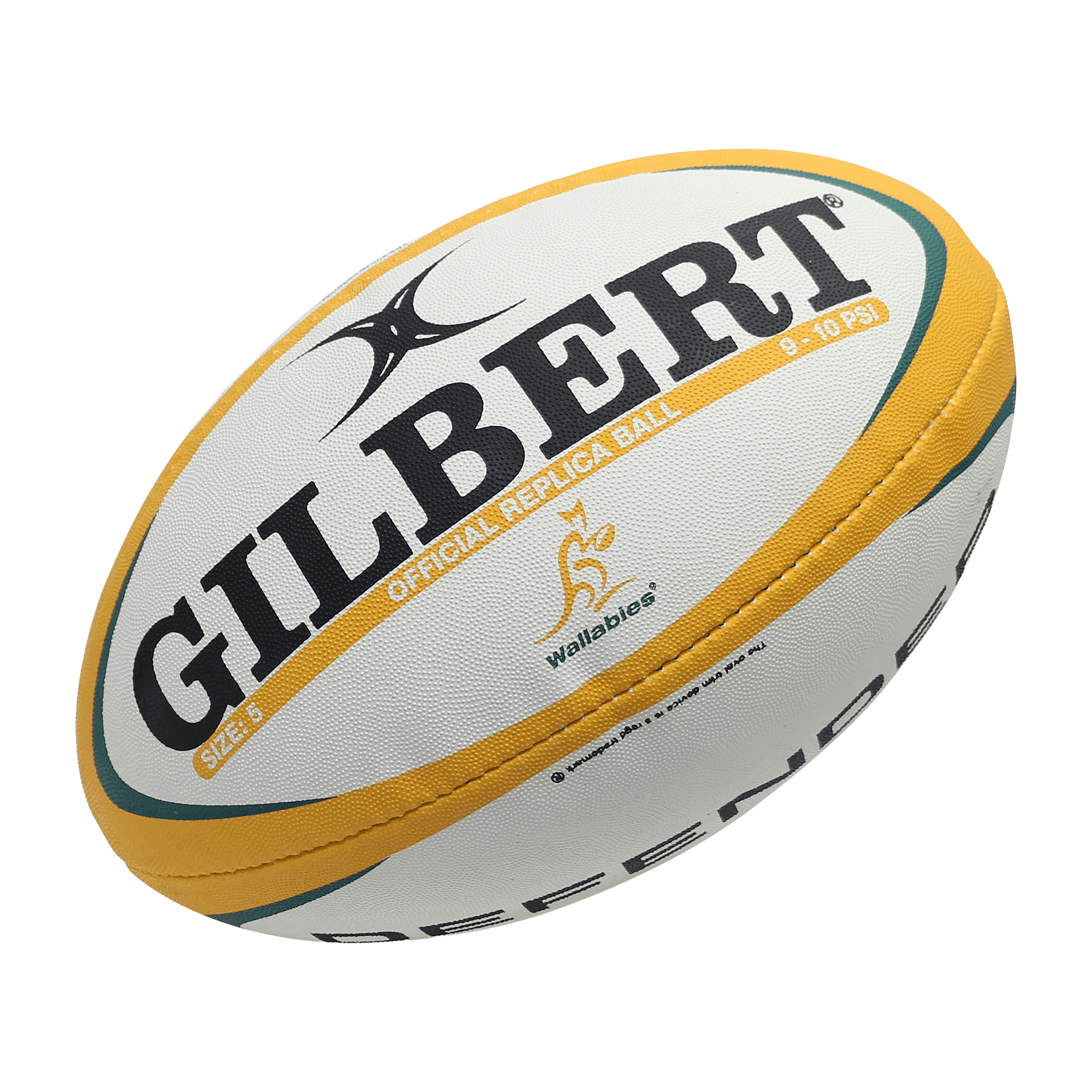 Gilbert Wallabies Replica (Sz 5) Rugby Ball
