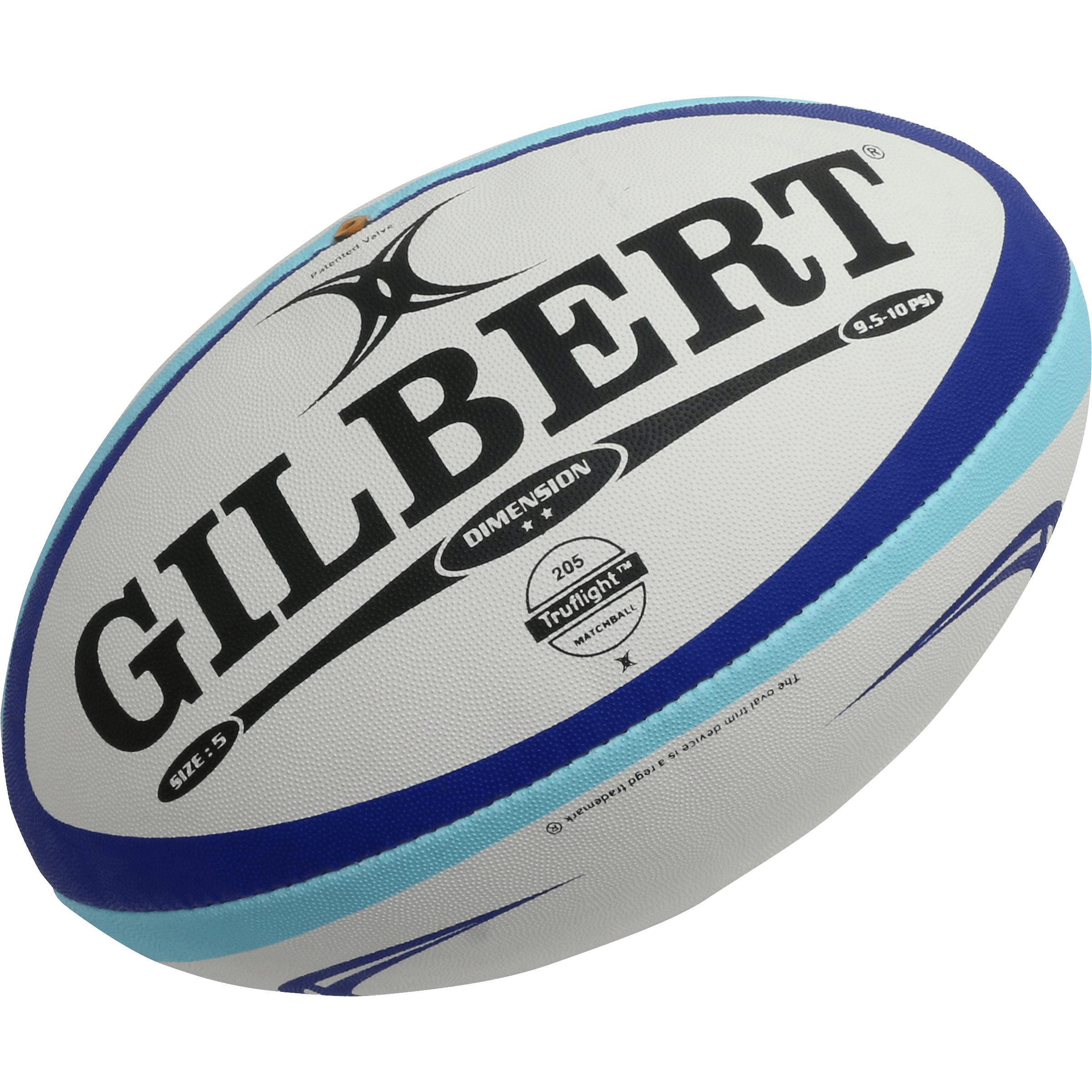 Gilbert Dimension (Sz 5) Rugby Match Ball