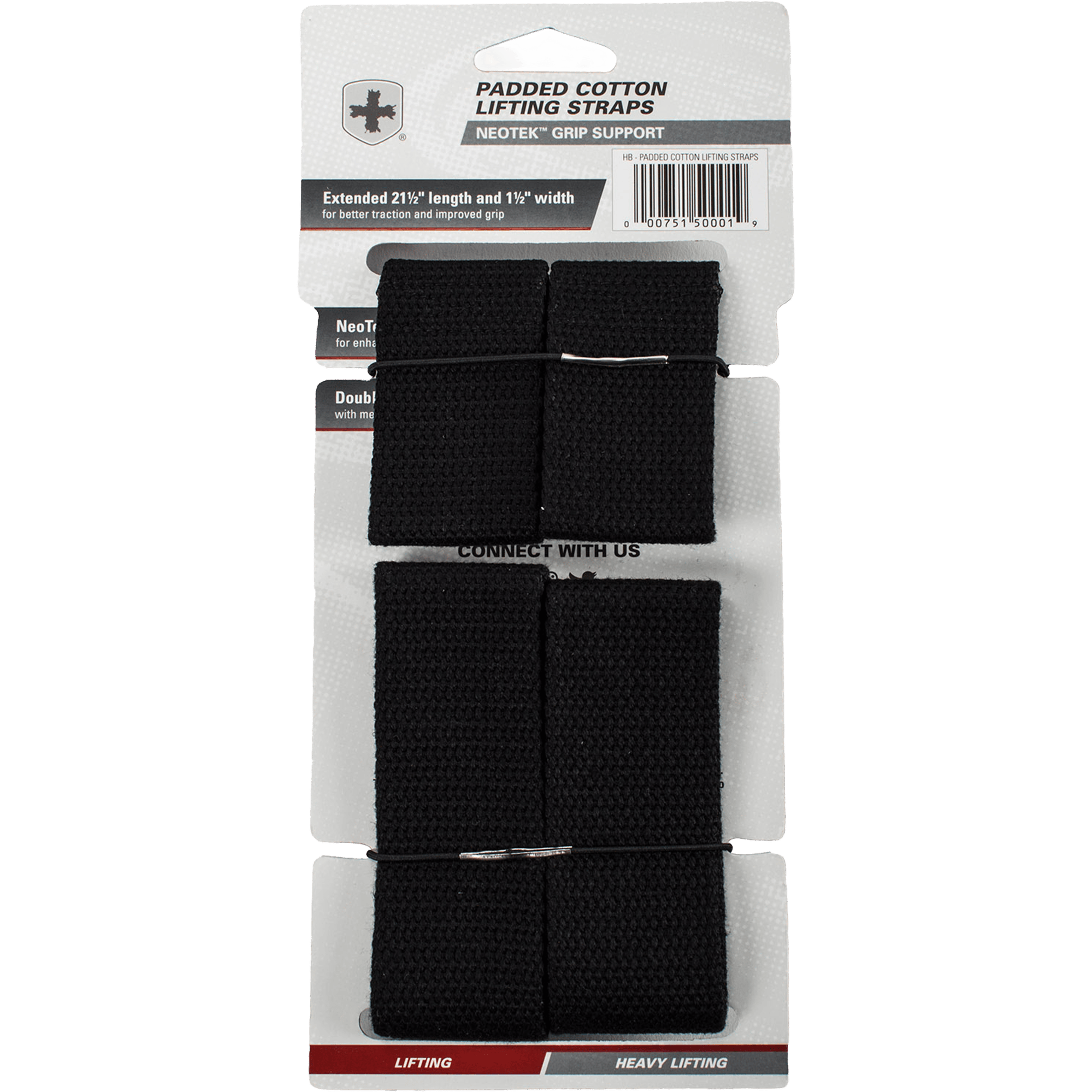 Harbinger Padded Cotton Lifting Straps
