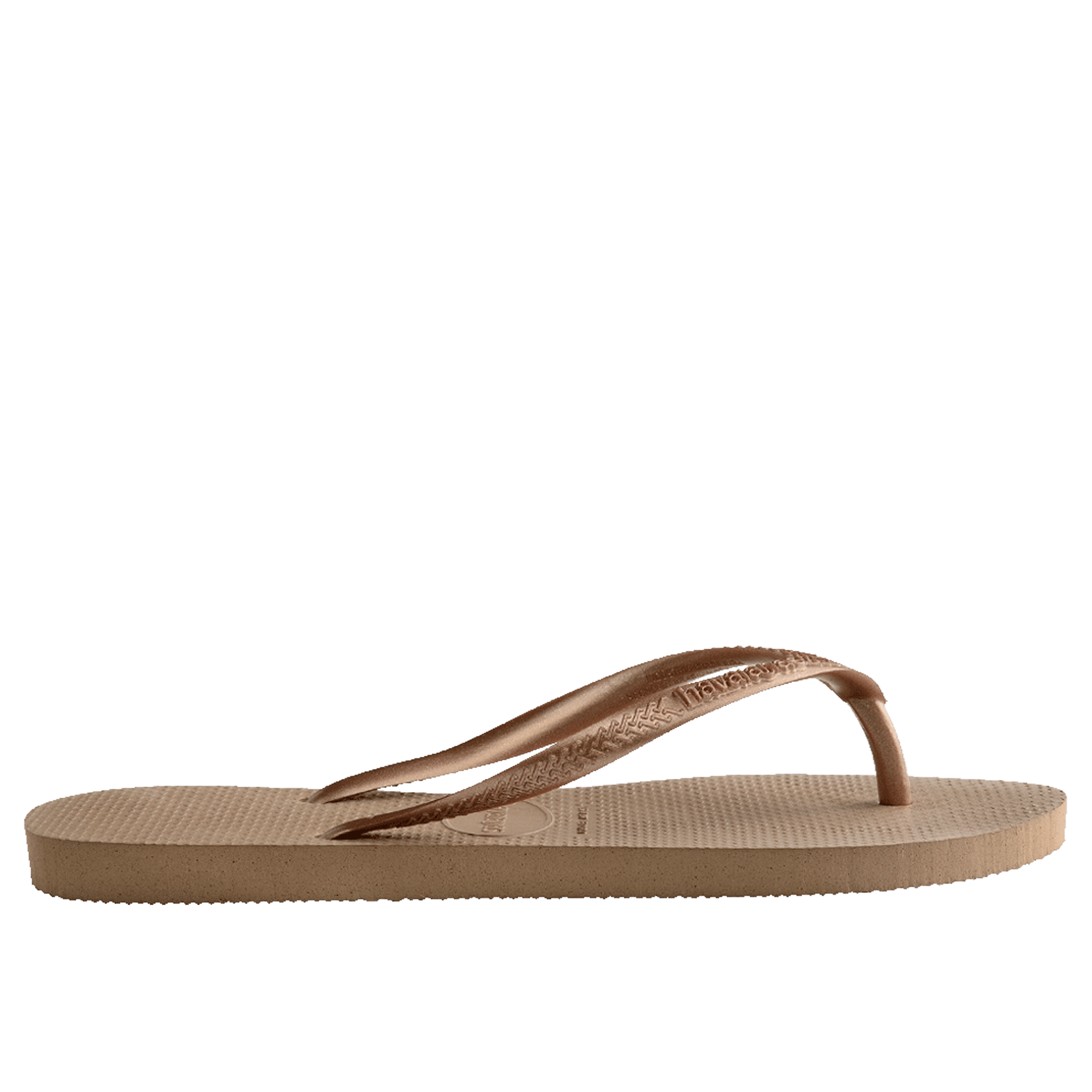 Womens Havaianas Slim Metallic Thongs