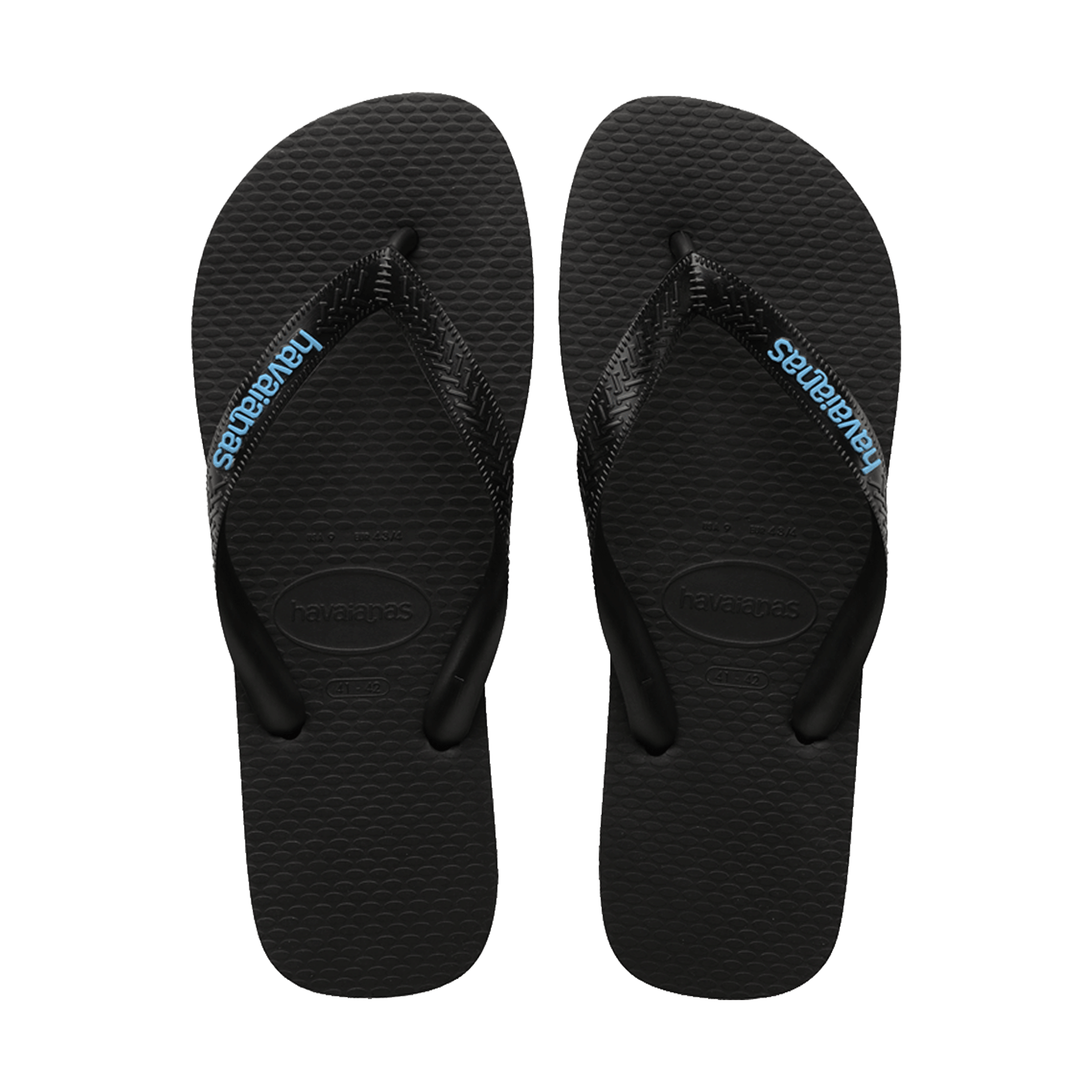 Mens Havaianas Rubber Logo Thongs