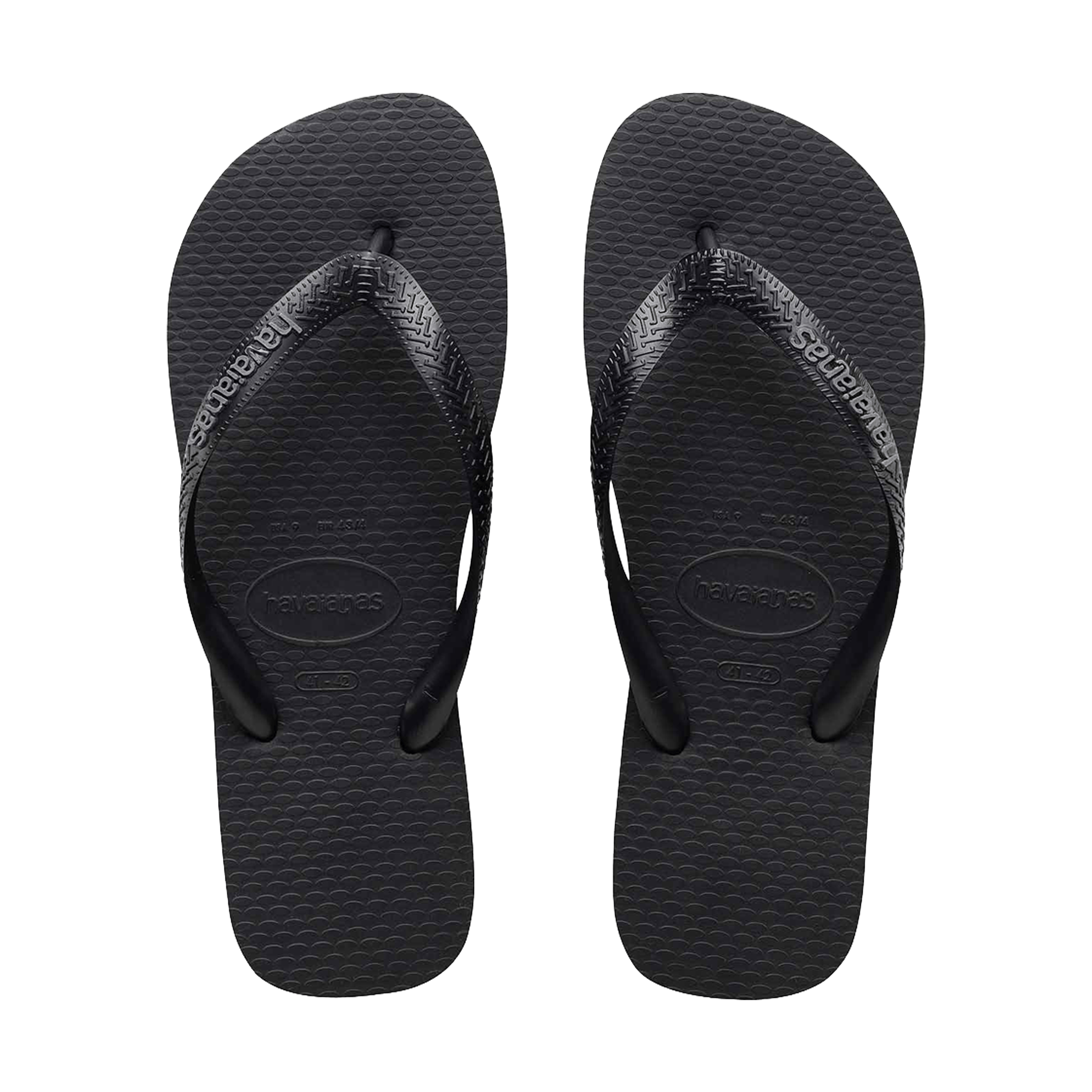 Mens Havaianas Rubber Logo Thongs