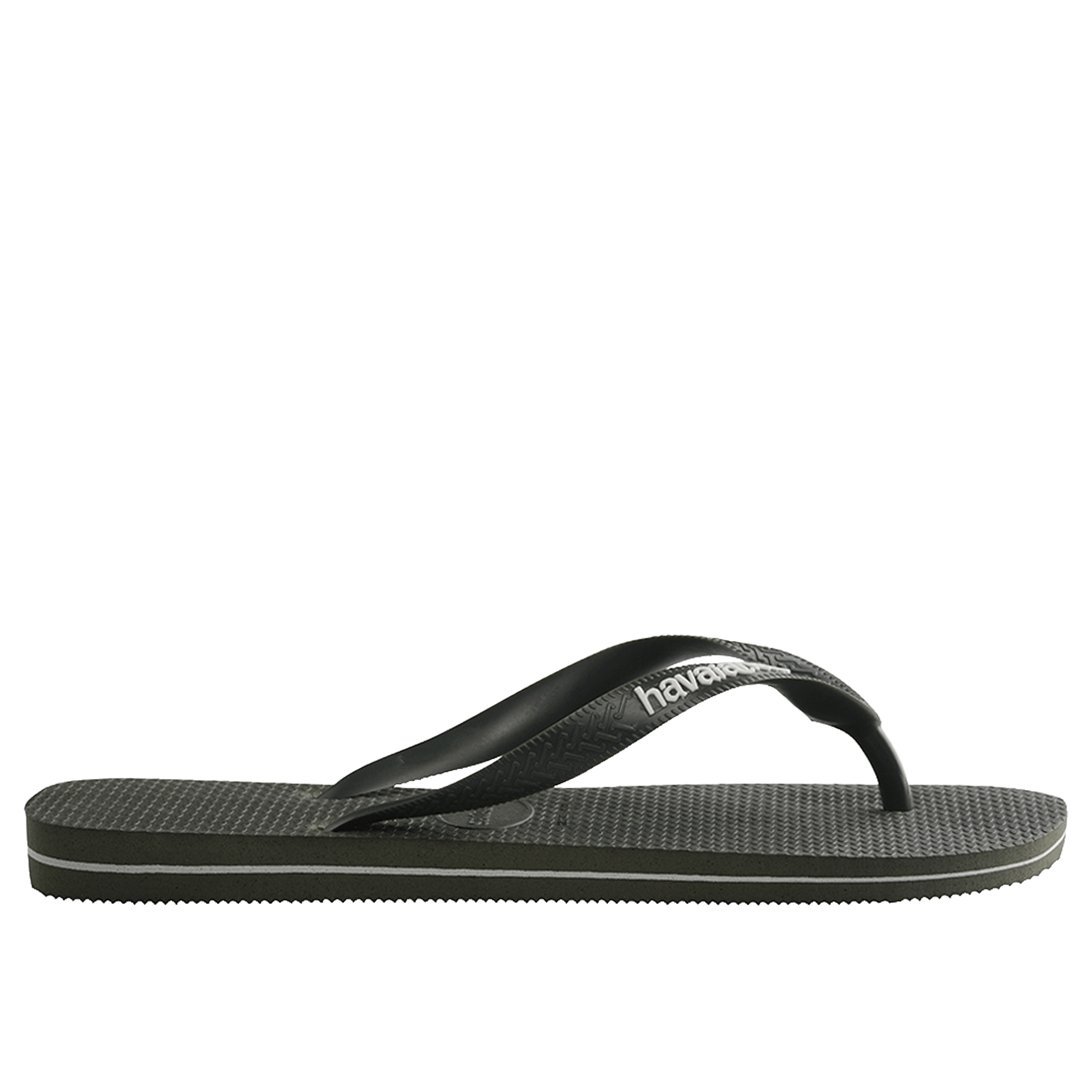 Mens Havaianas Rubber Logo Thongs