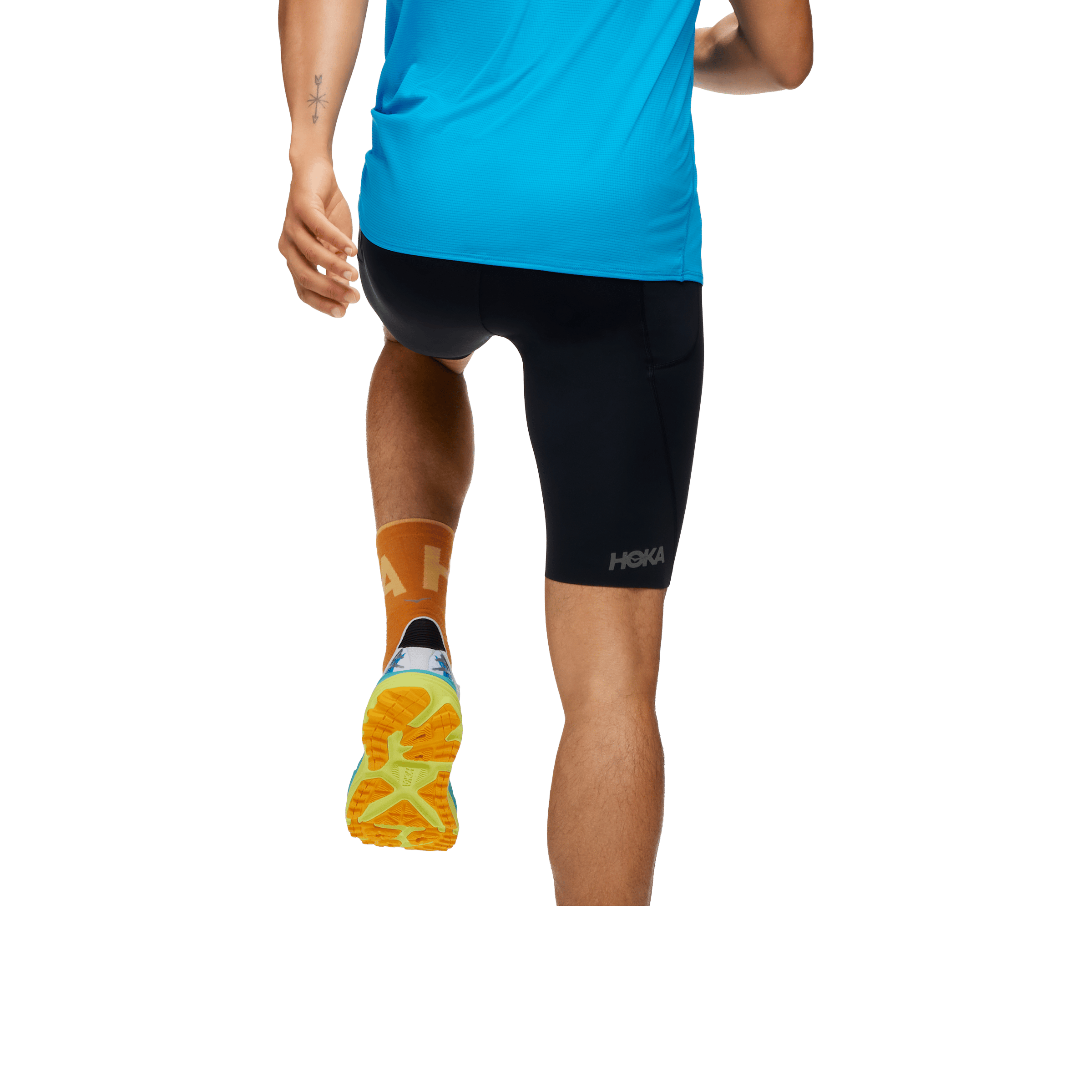 Mens Hoka Novafly Half (7") Tights