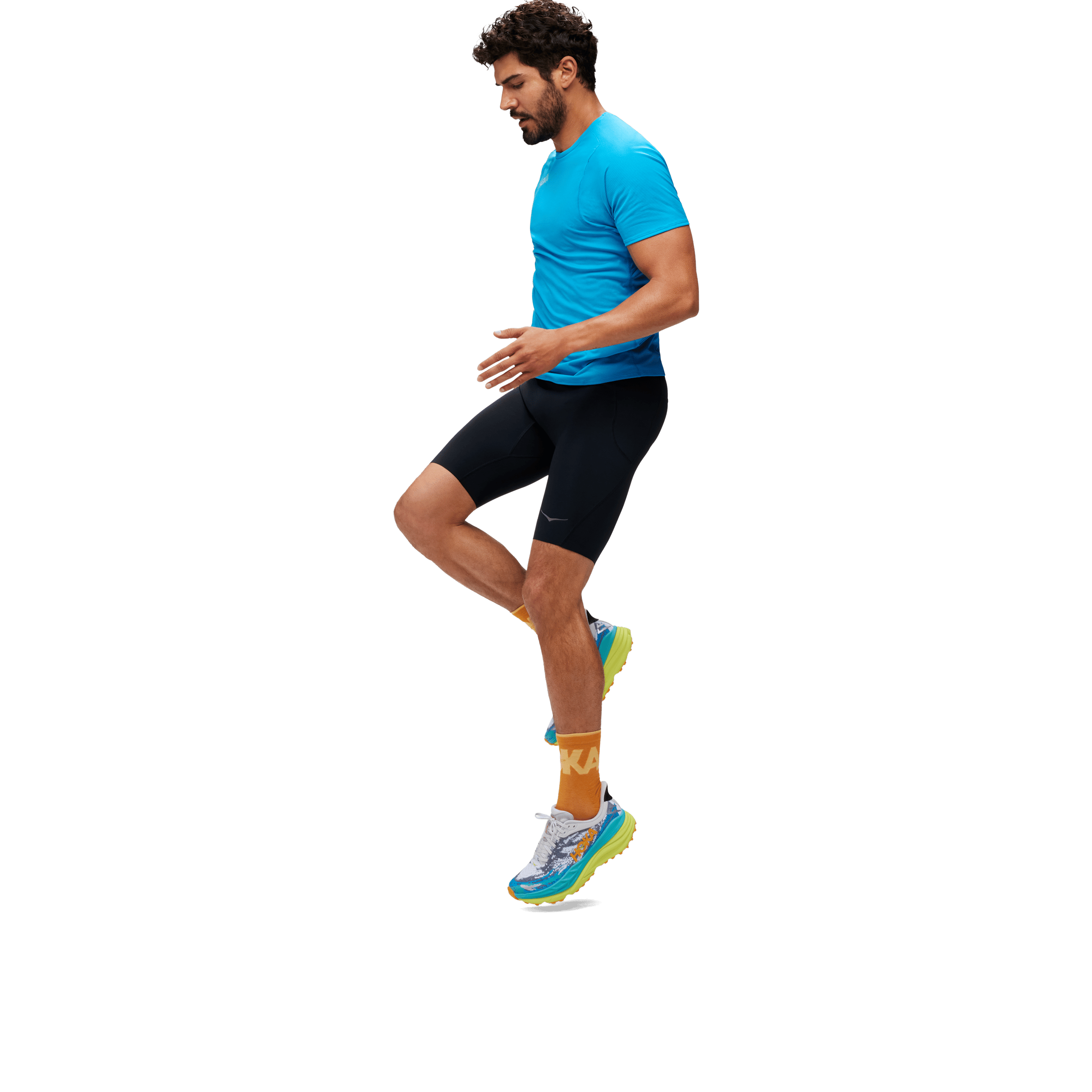 Mens Hoka Novafly Half (7") Tights