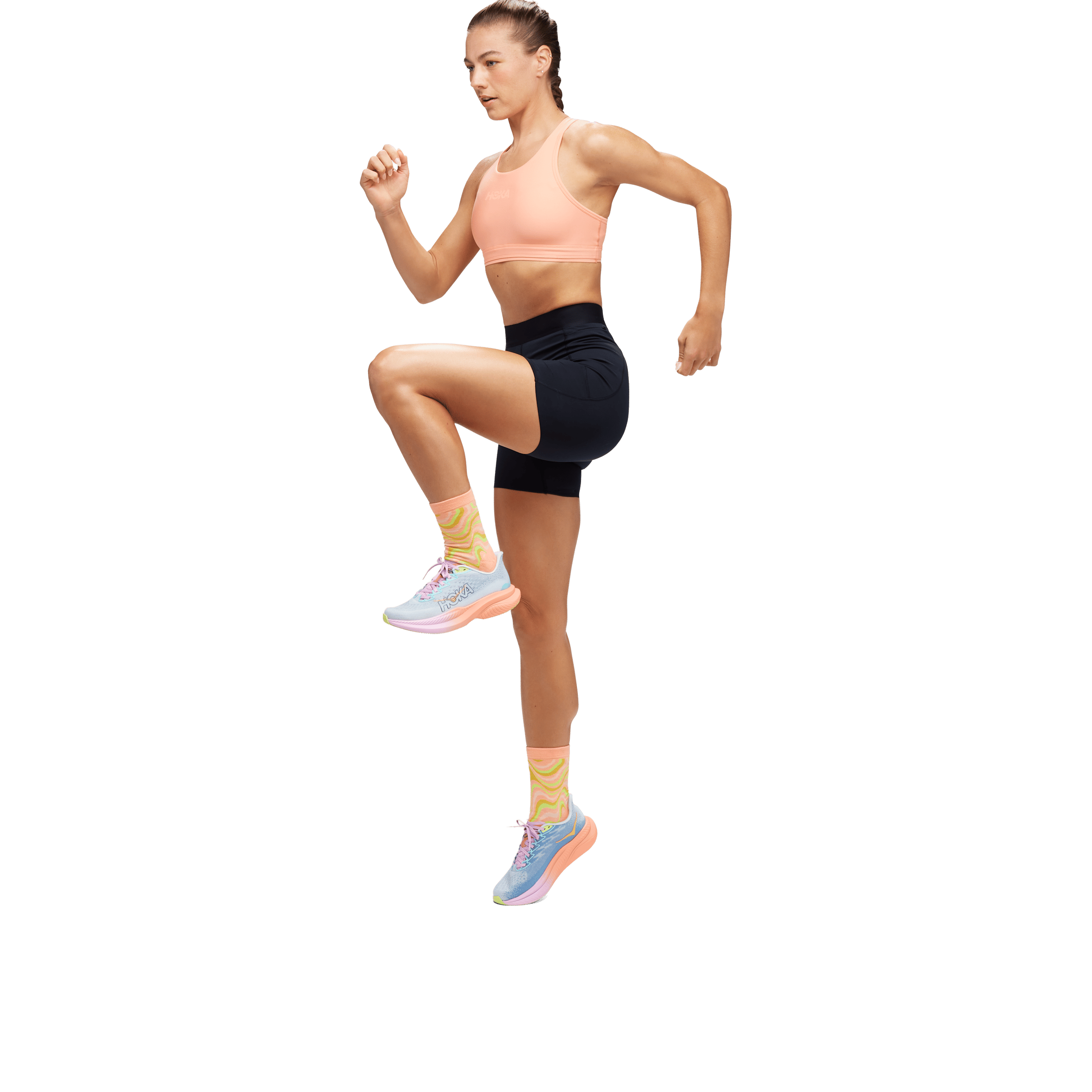 Womens Hoka Novafly 6'' Knit Shorts