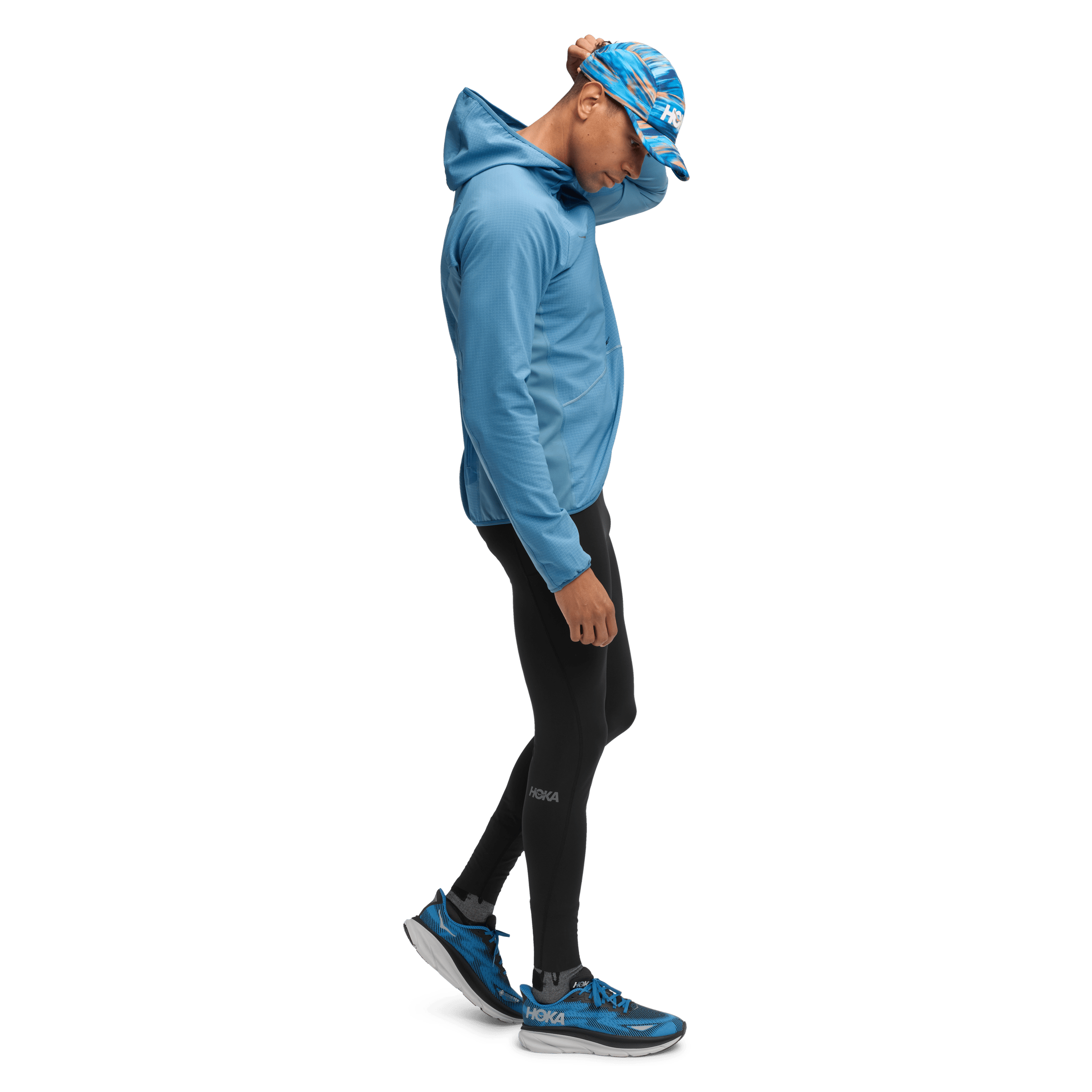 Mens Hoka SkyGlow Half-Zip Jacket