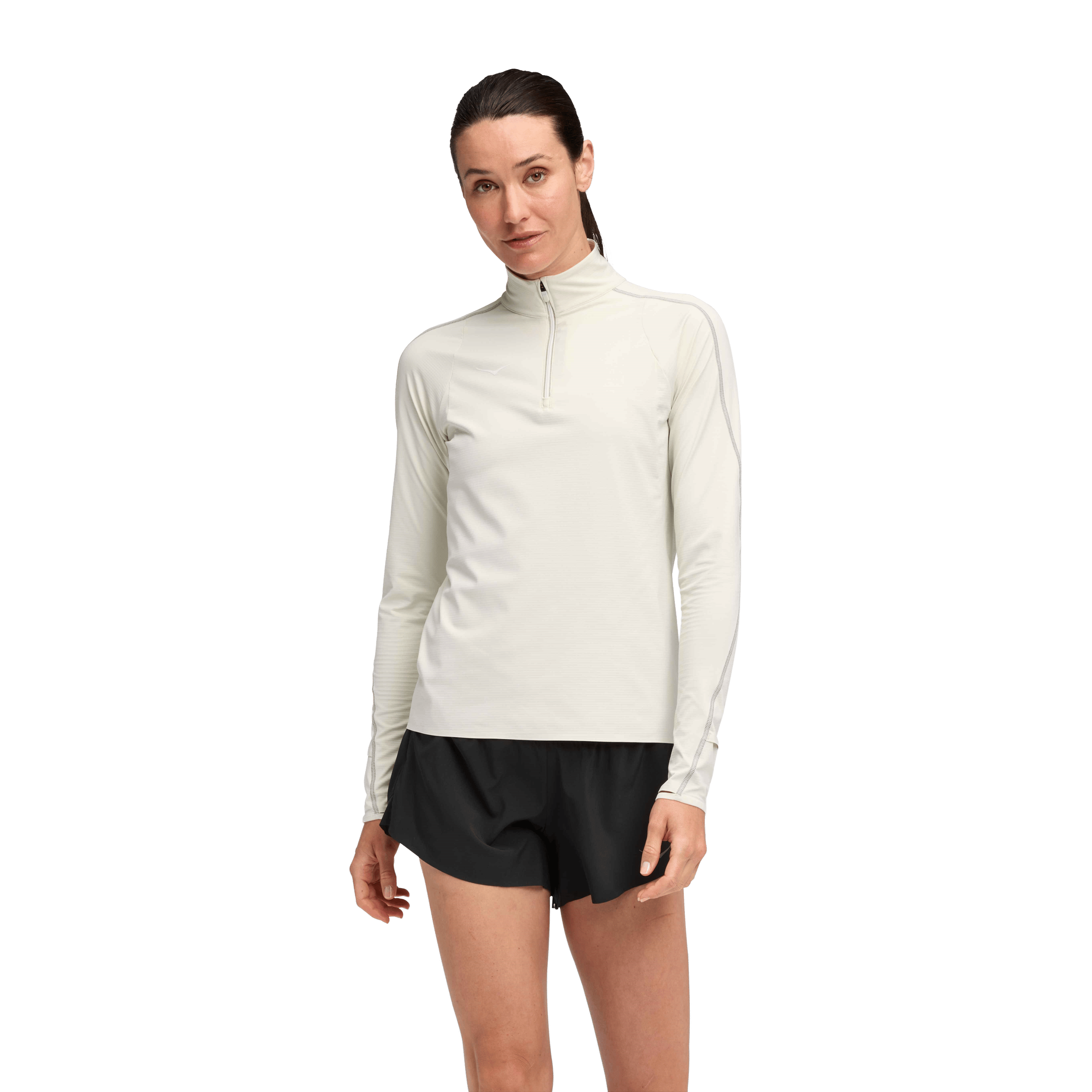 Womens Hoka GlideTech Quarter Zip Tops