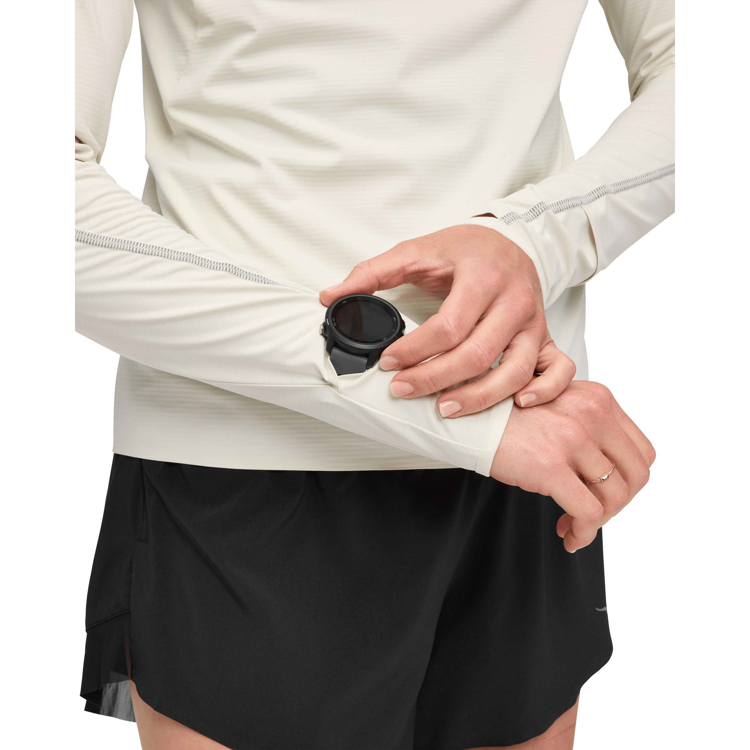 Womens Hoka GlideTech Quarter Zip Tops