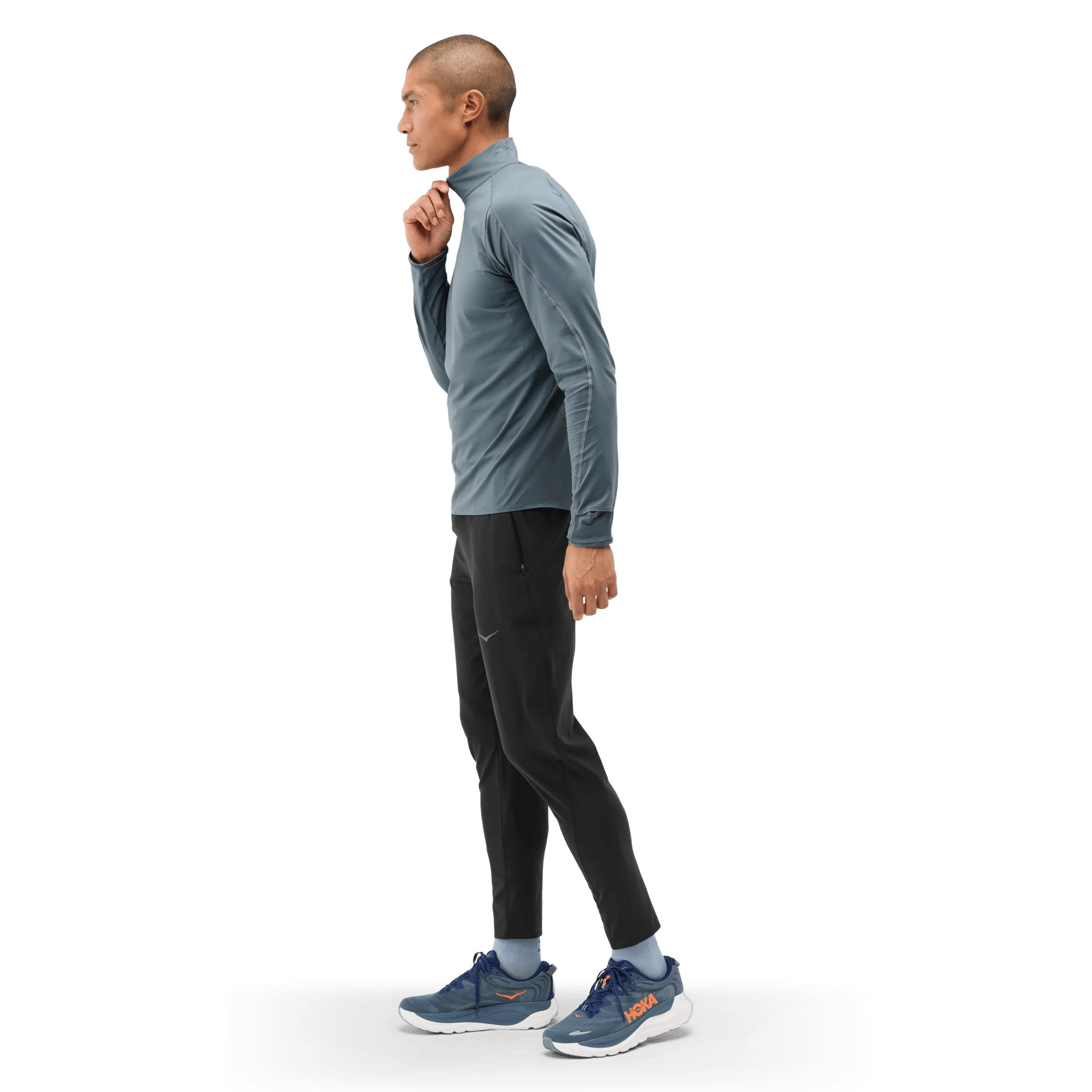 Mens Hoka GlideTech Quarter Zip