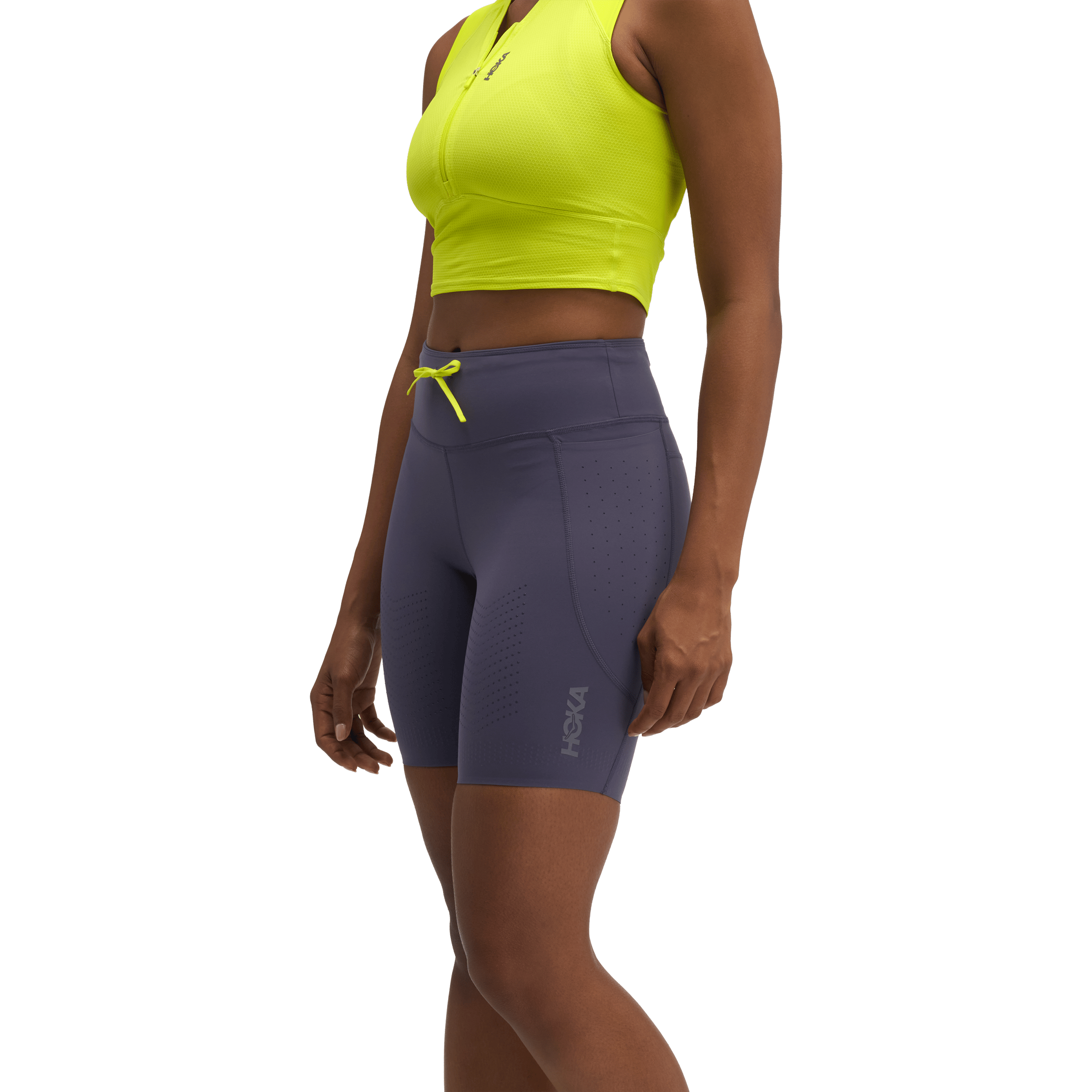Womens Hoka SkyBreeze Half (7") Tight